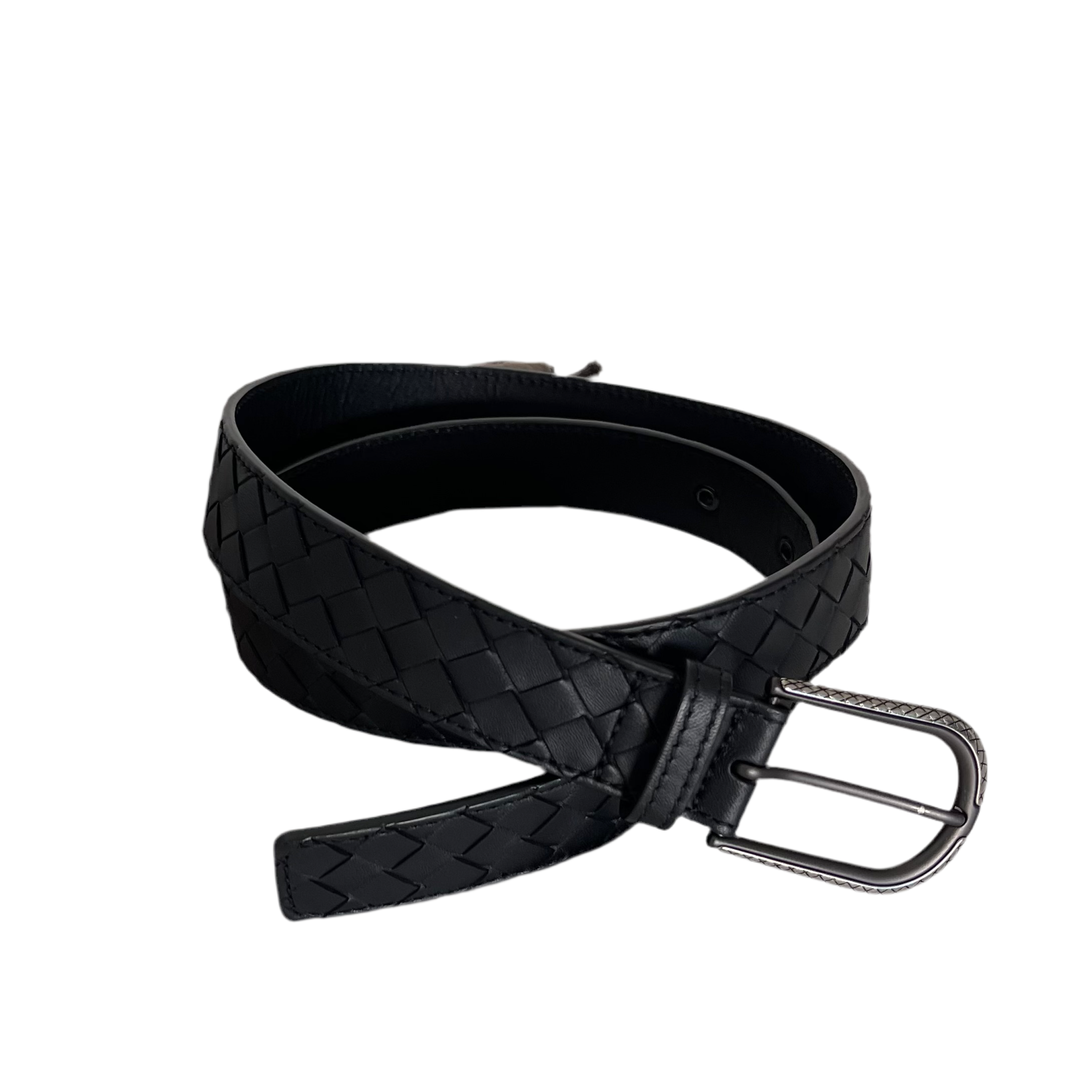 Bottega Veneta Intrecciato Leather Belt