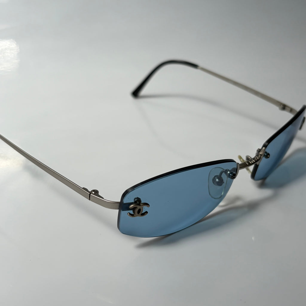 Chanel 4002 Blue Transparent Sunglasses
