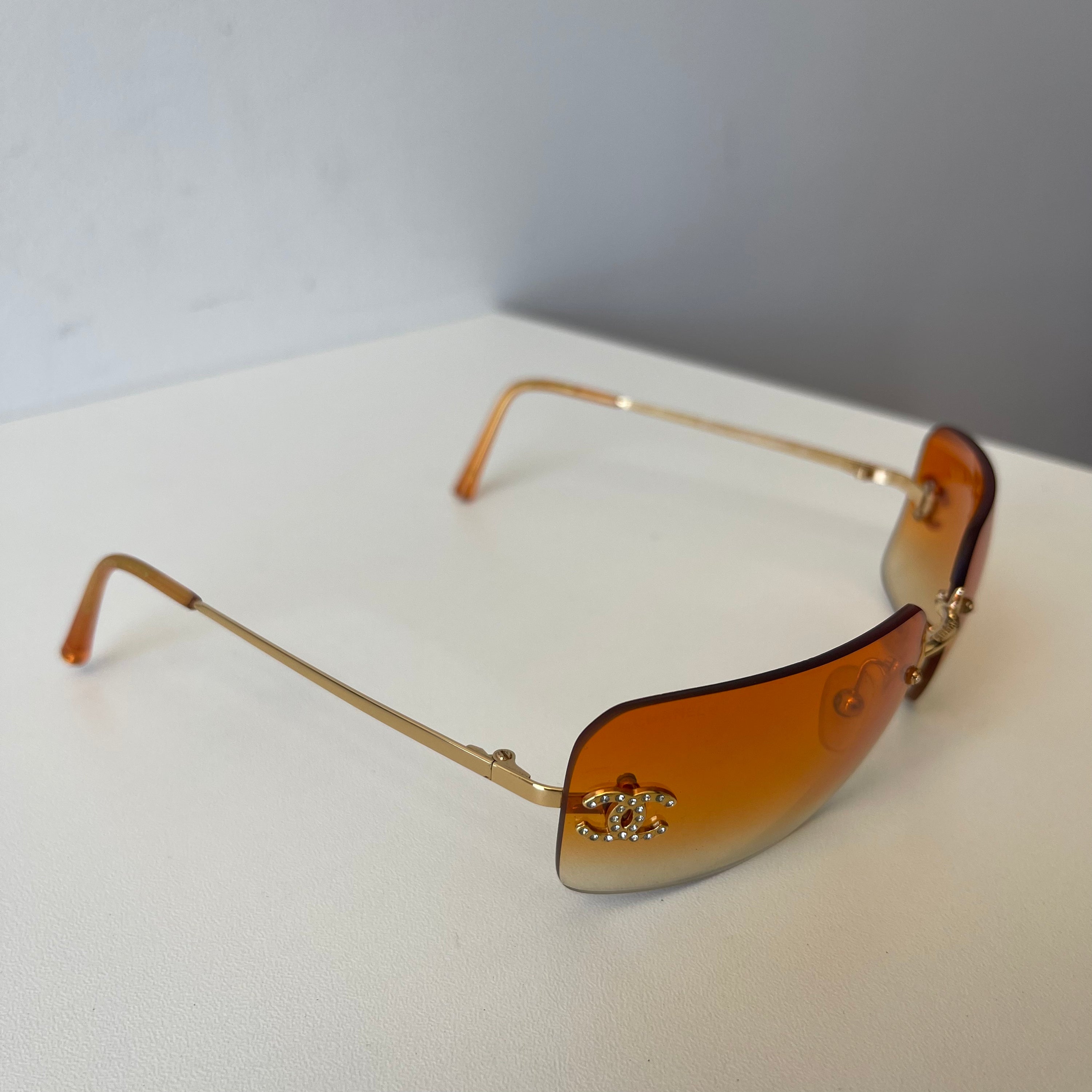 Chanel 4017-D Orange Sunglasses