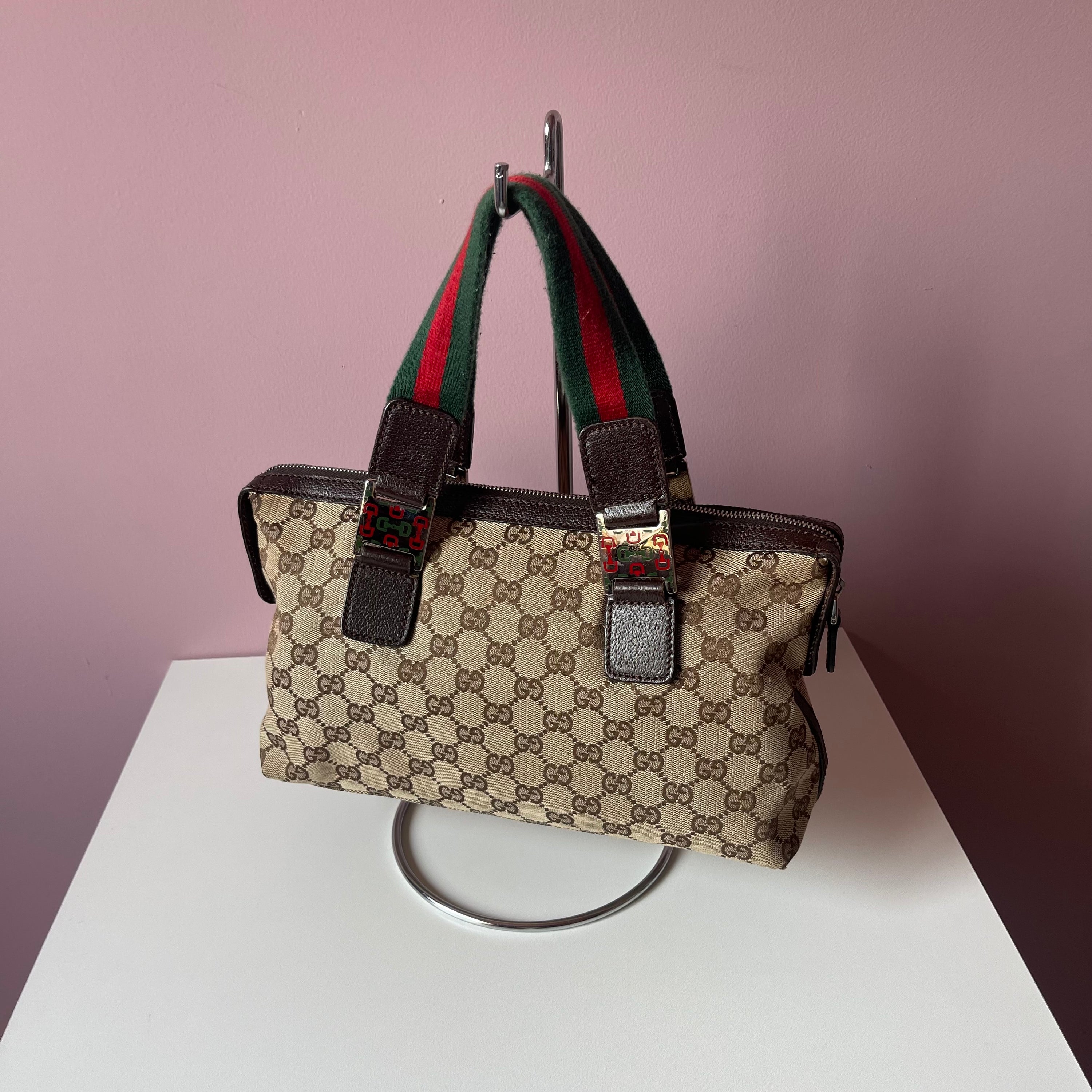 Gucci Sherry Canvas Tote Bag