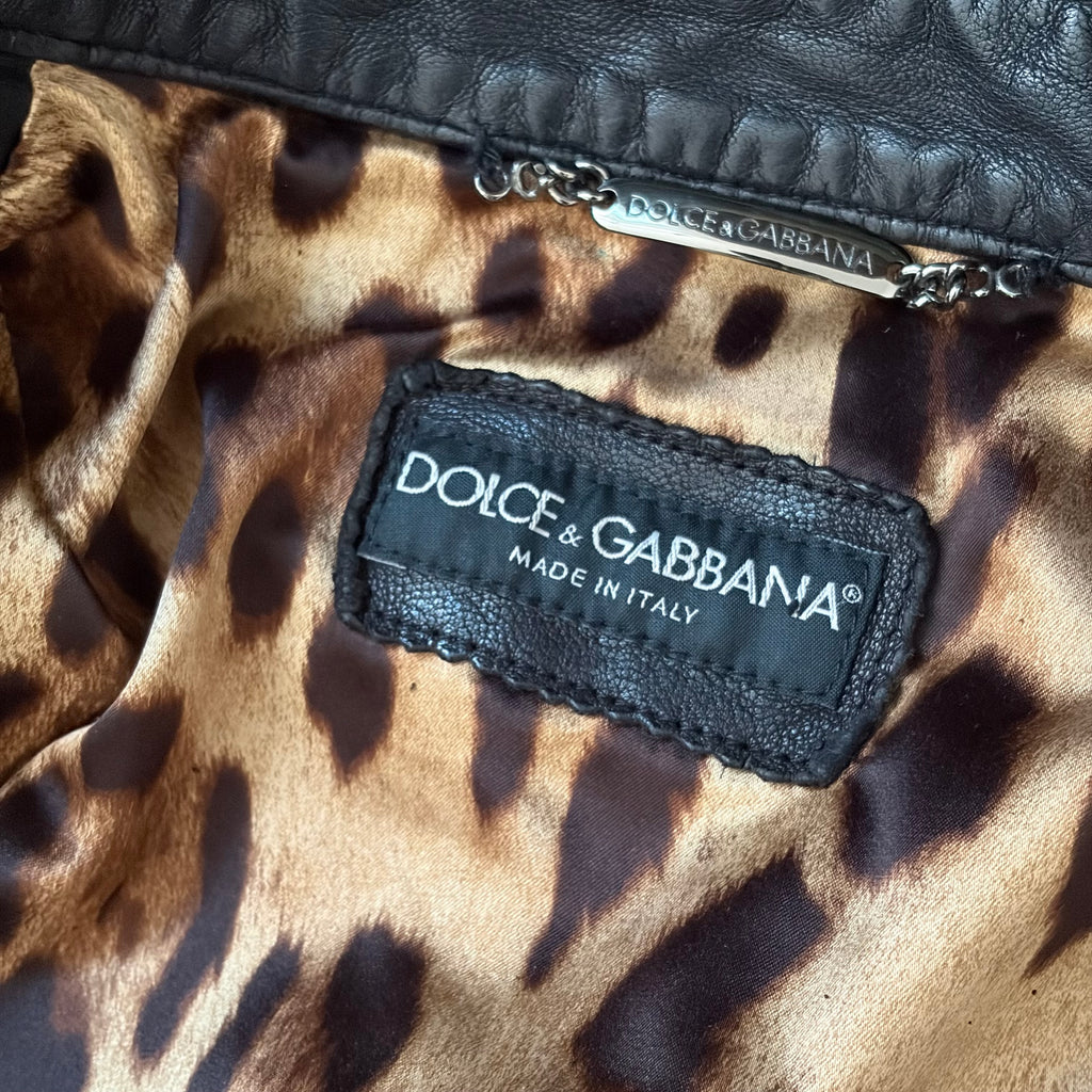 Dolce & Gabbana Leather Jacket