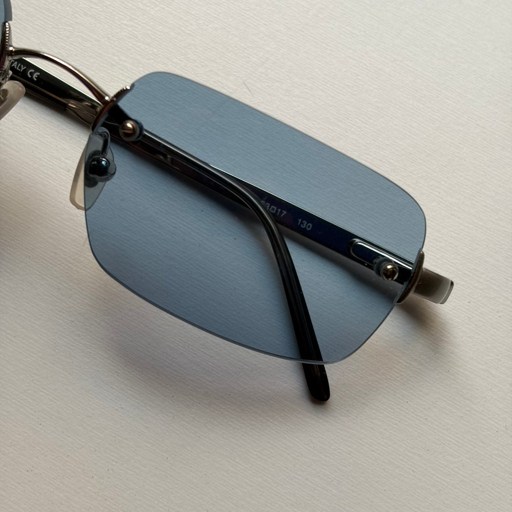 Vintage Armani Blue Squared Sunglasses