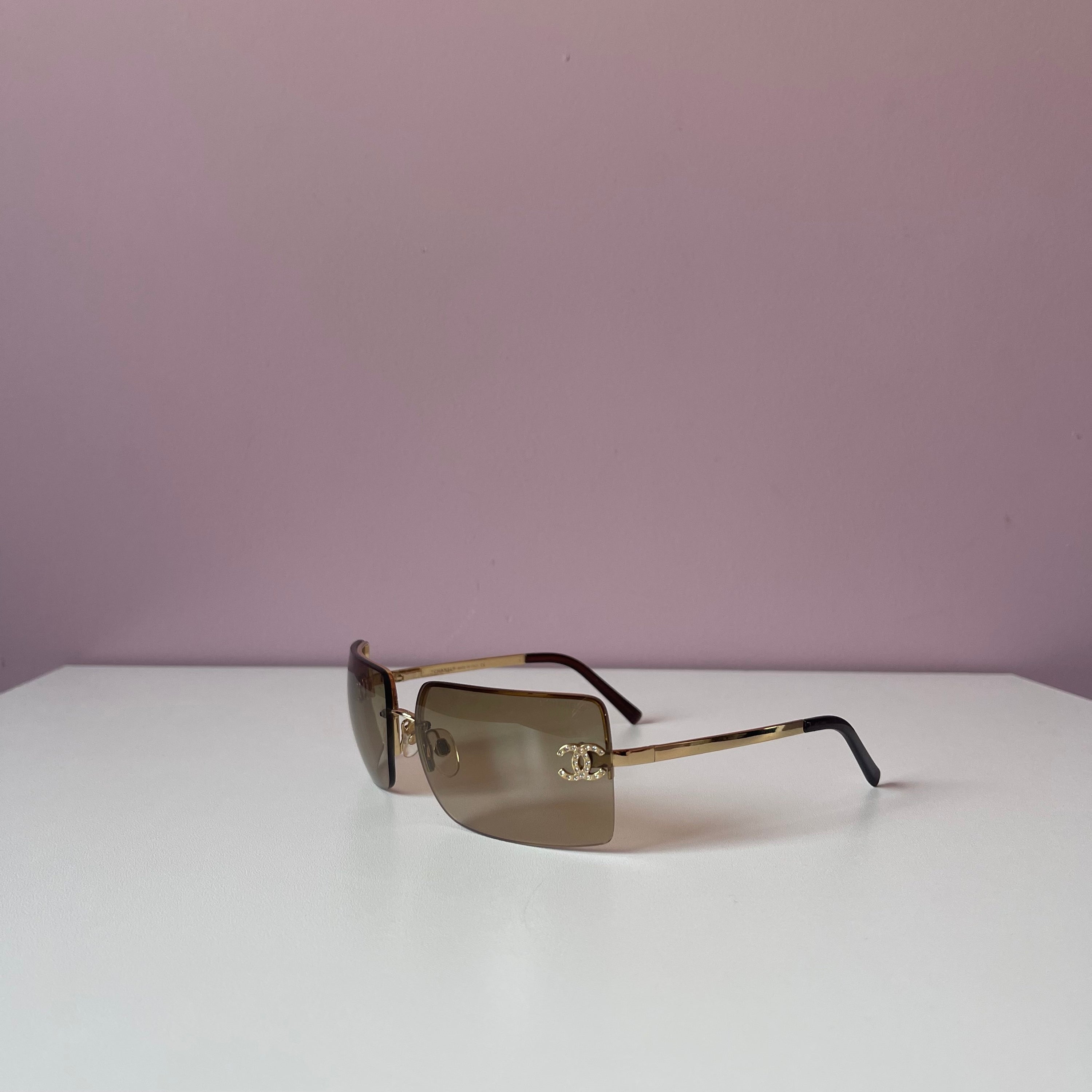 Chanel 4092-B Crystal Logo sunglasses