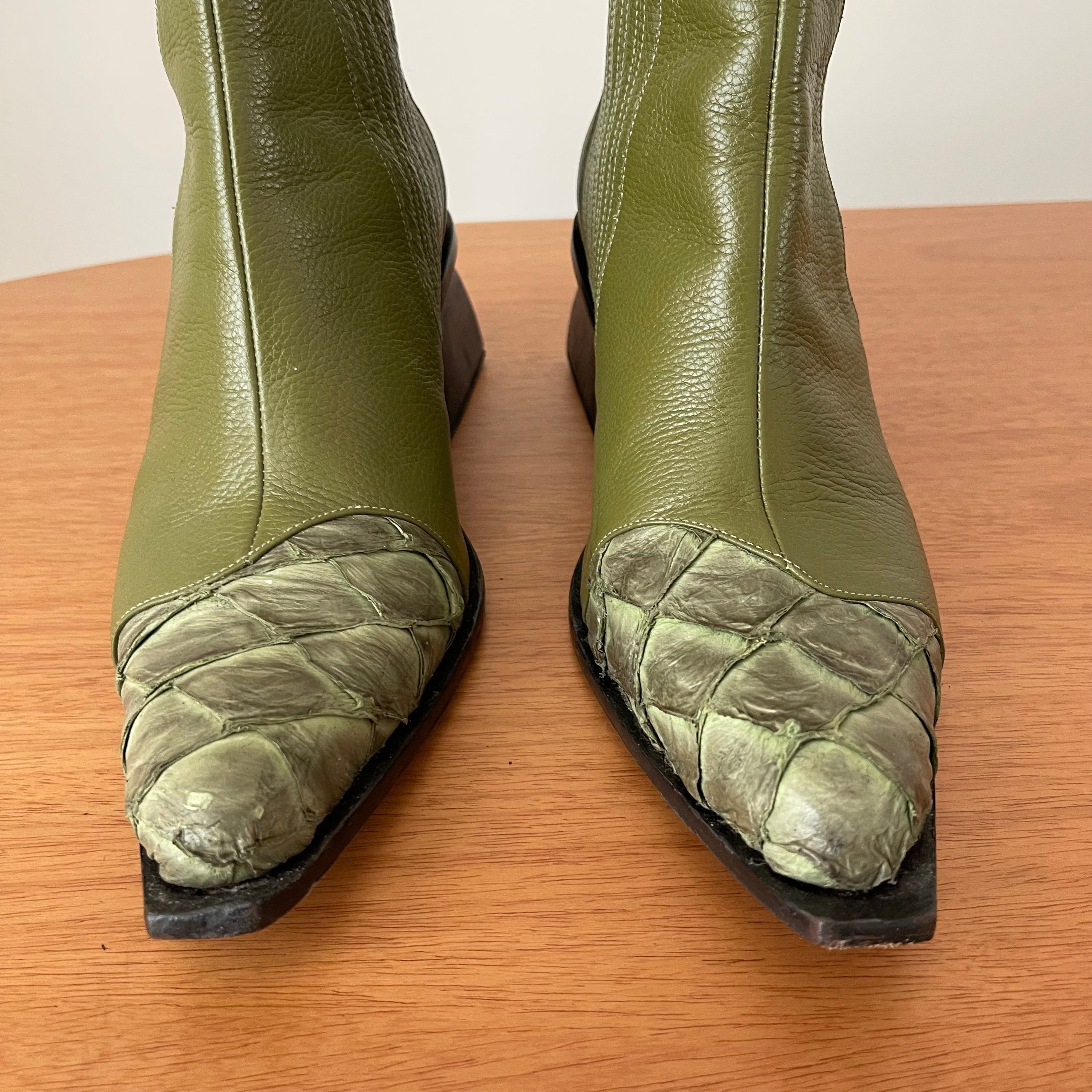 Misci Bota Peão Pirarucu Verde