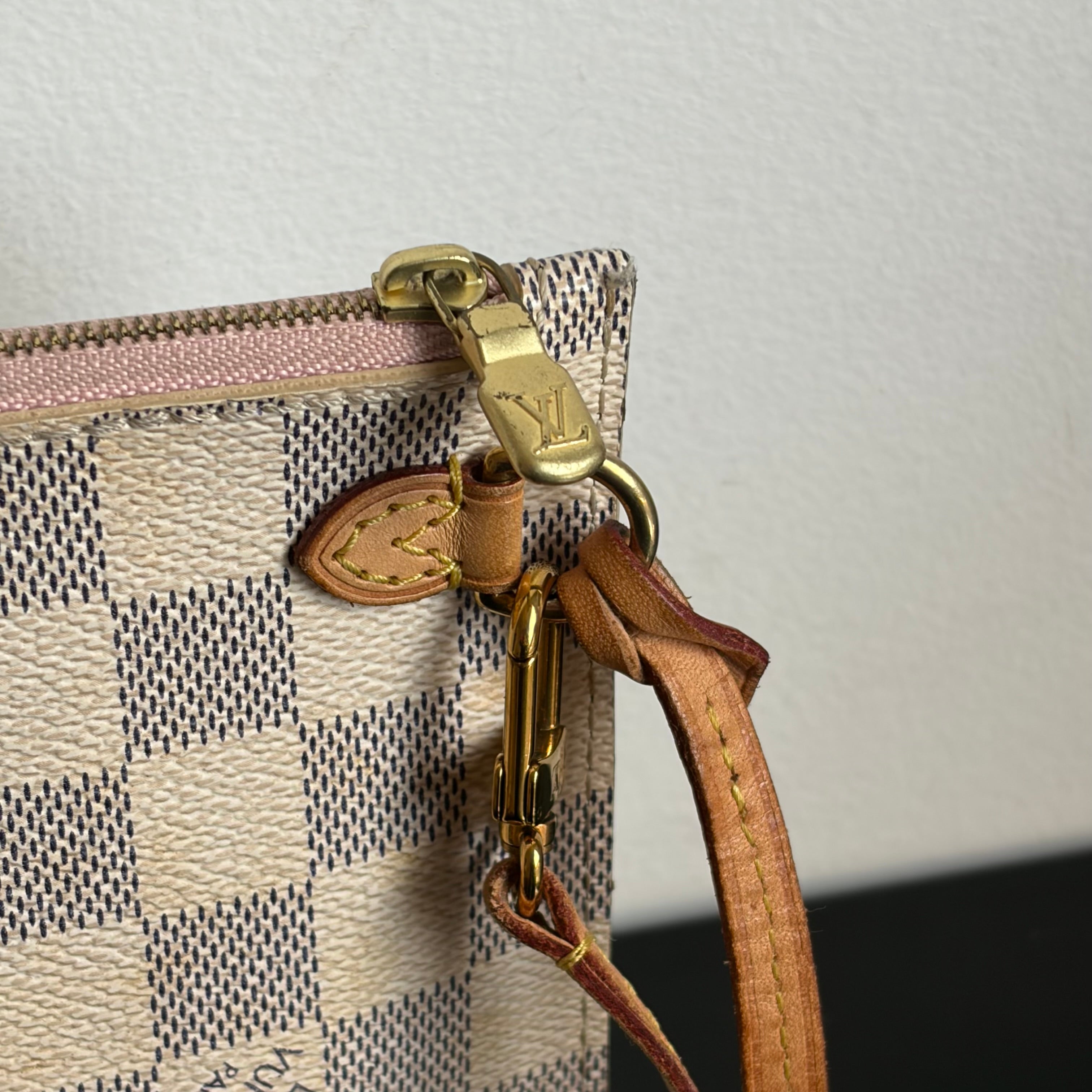 Louis Vuitton Neverfull Pochette Damier Azur