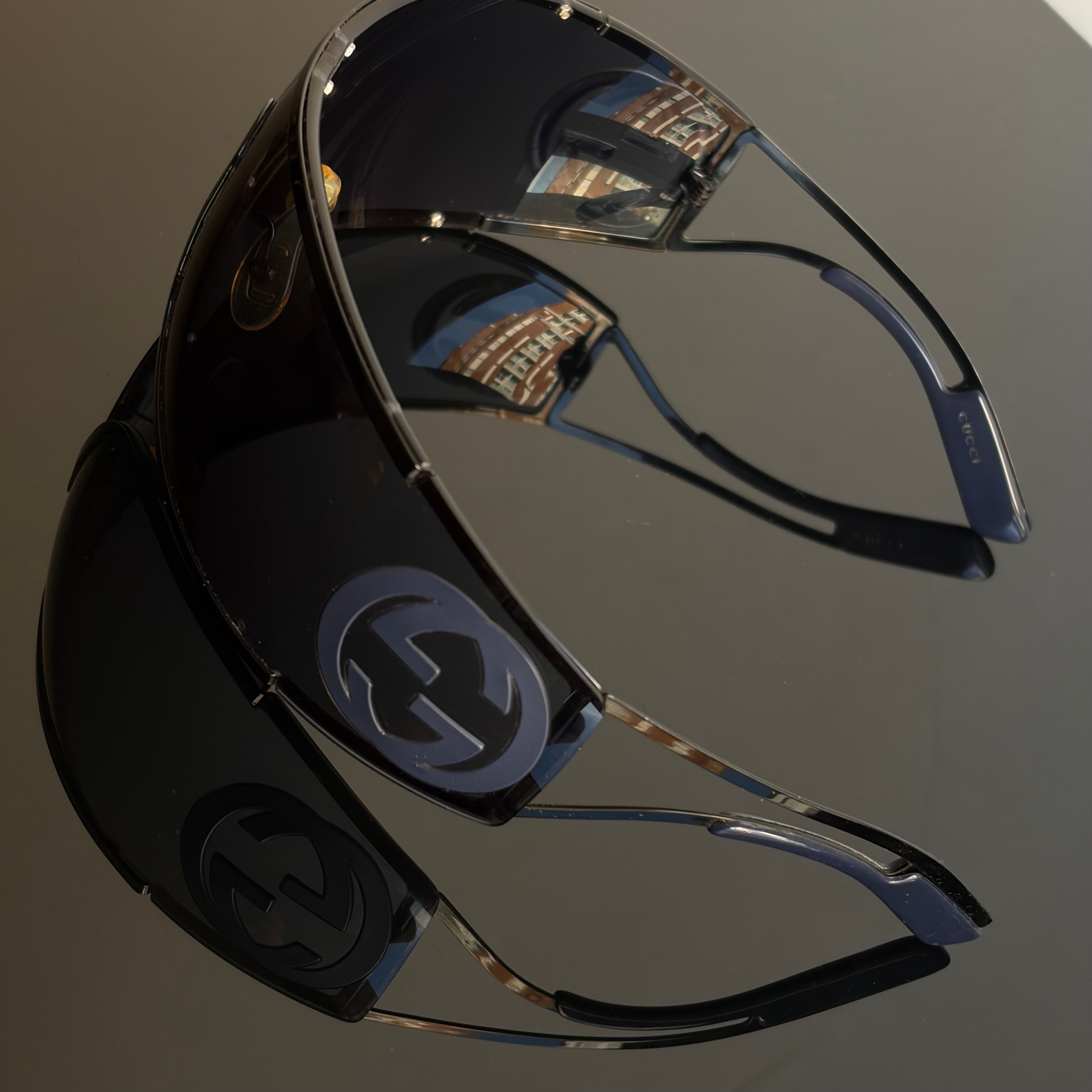 Gucci Logo Mask Sunglasses