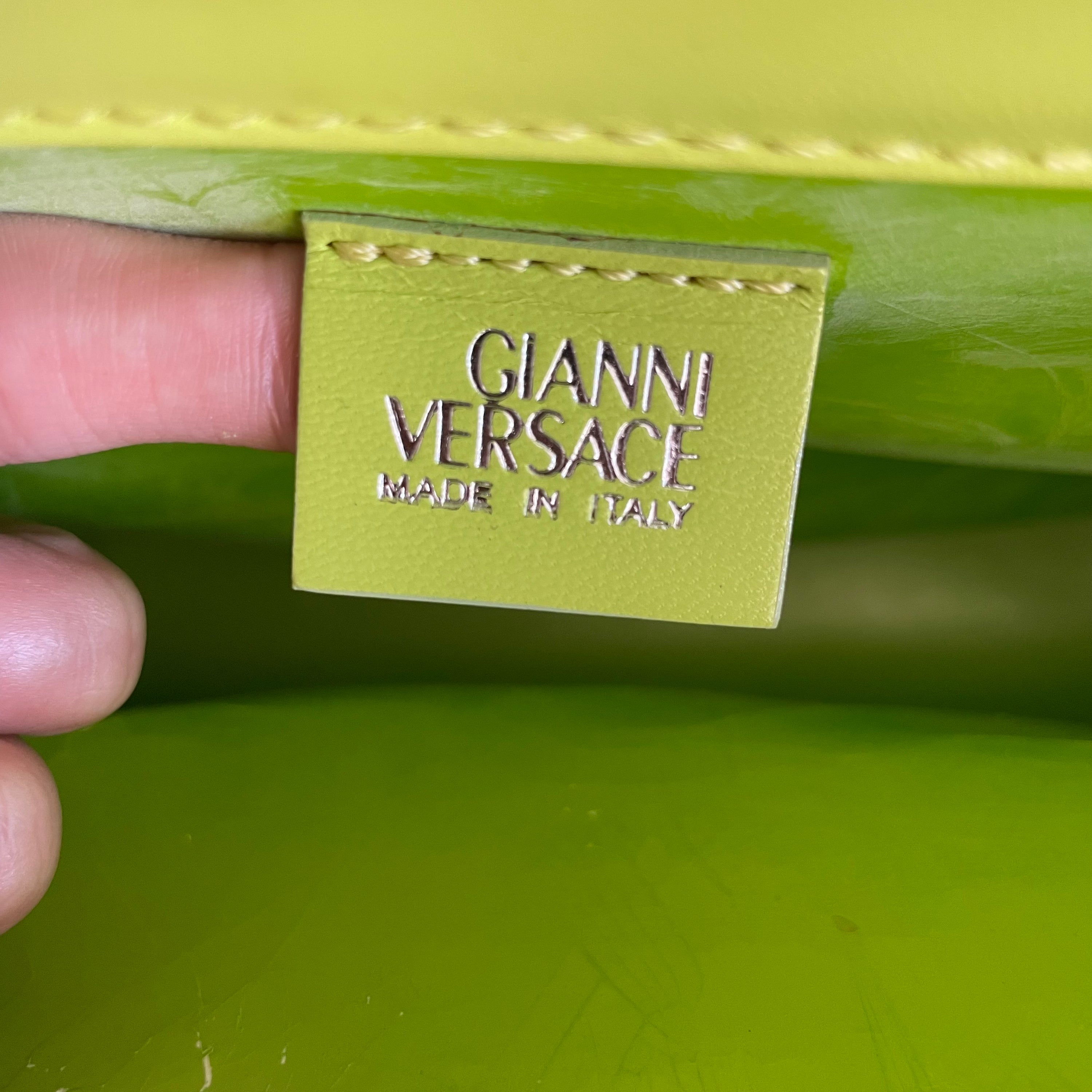 Gianni Versace Lime HandBag