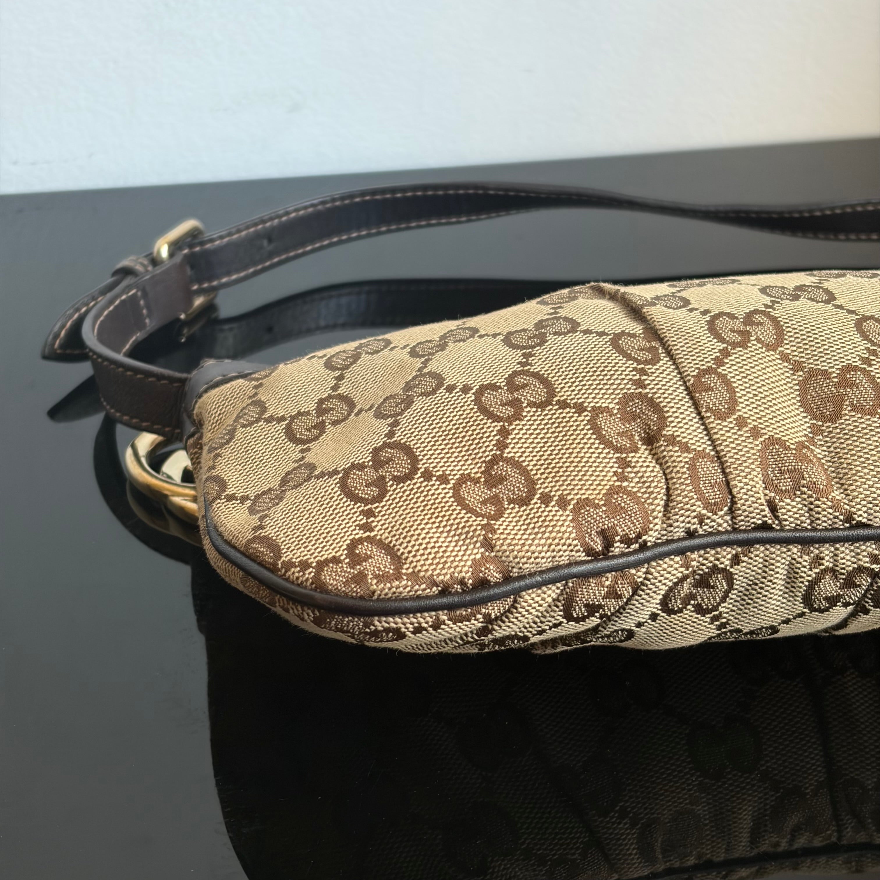 Gucci Monogram Pochette Bag