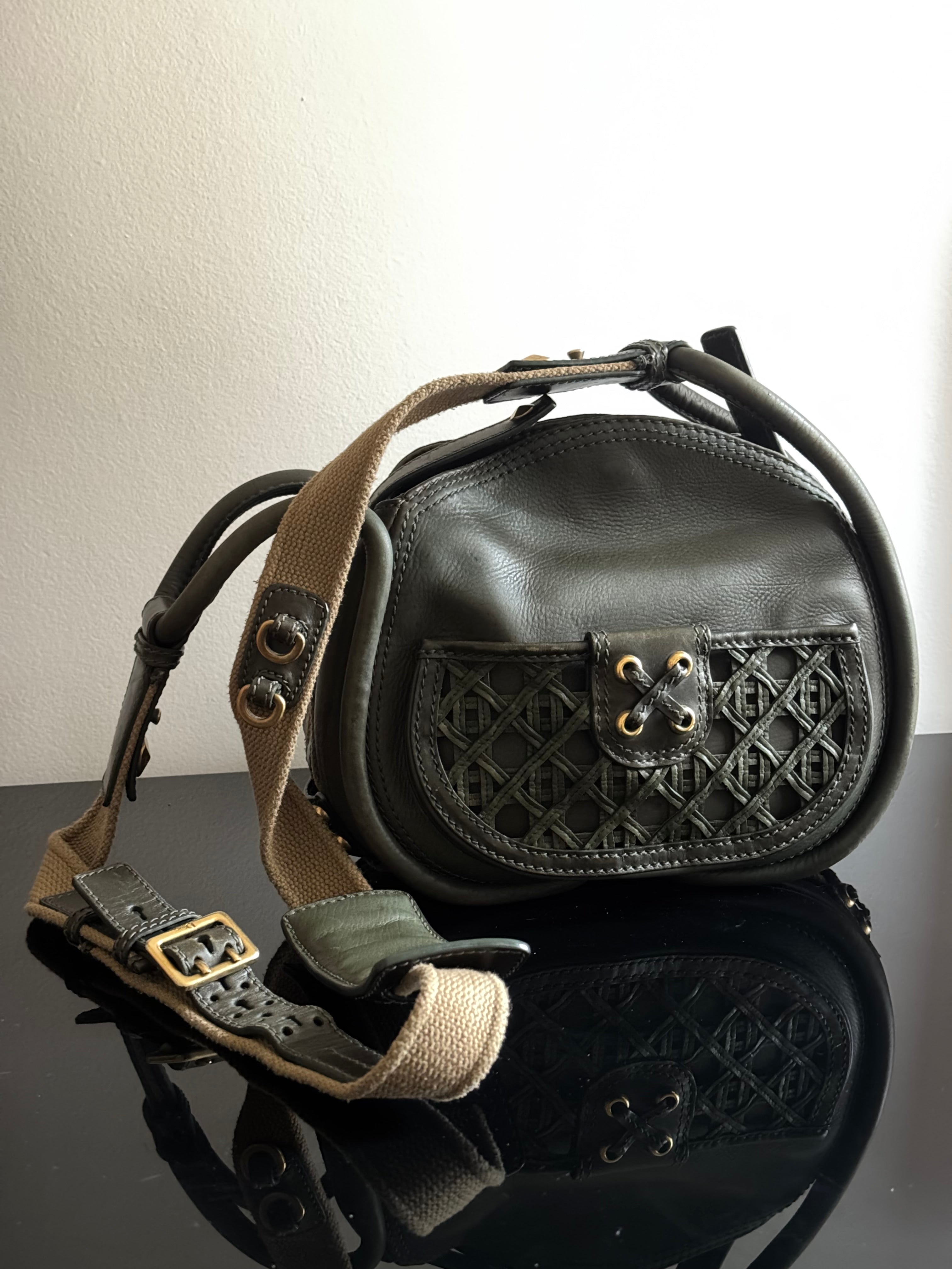 Christian Dior Lattice Crossbody Bag