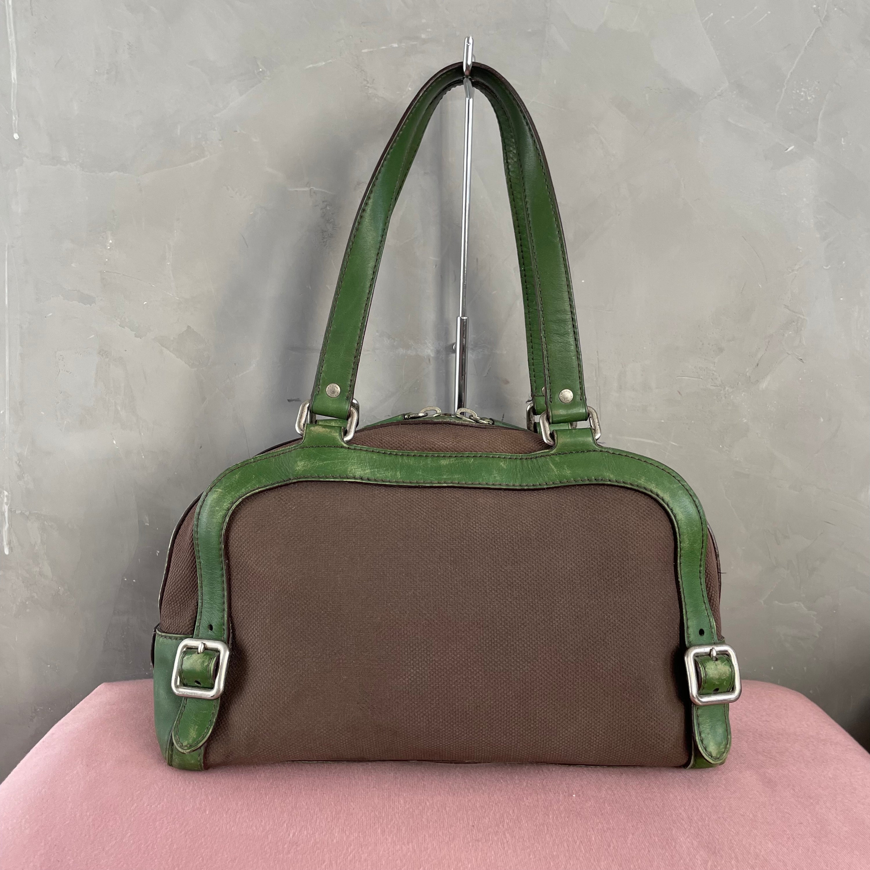 Prada Green Shoulder Bag