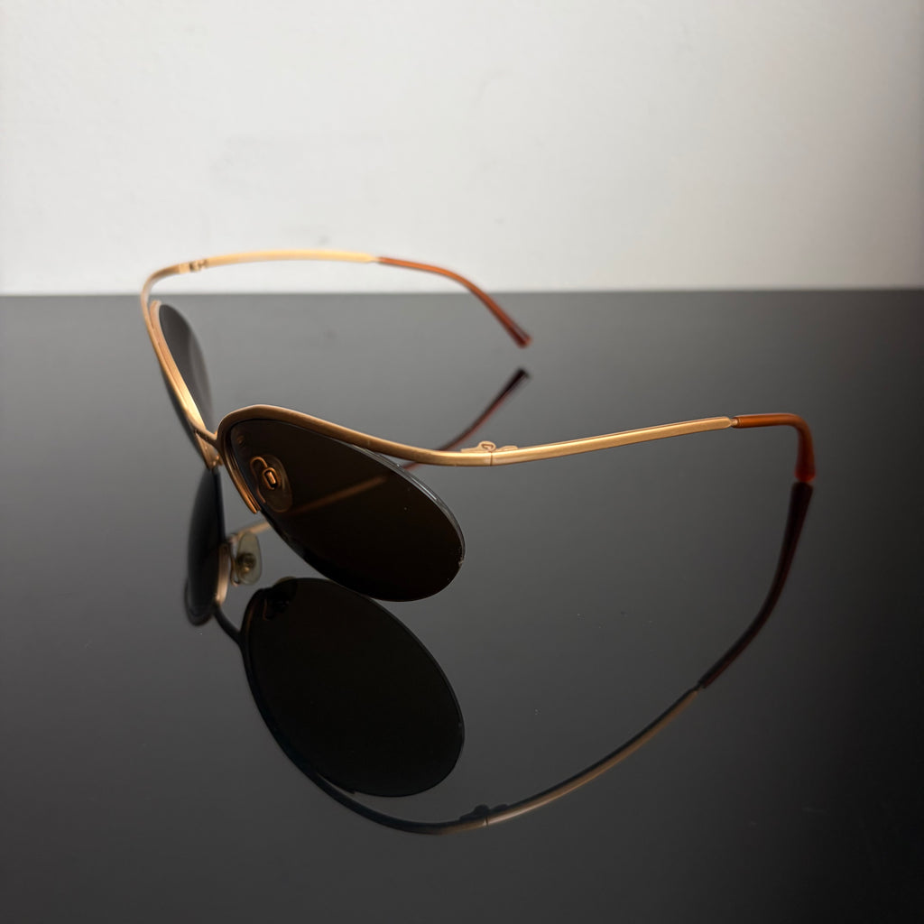 Chanel S/S 2000 4001 Golden Sunglasses
