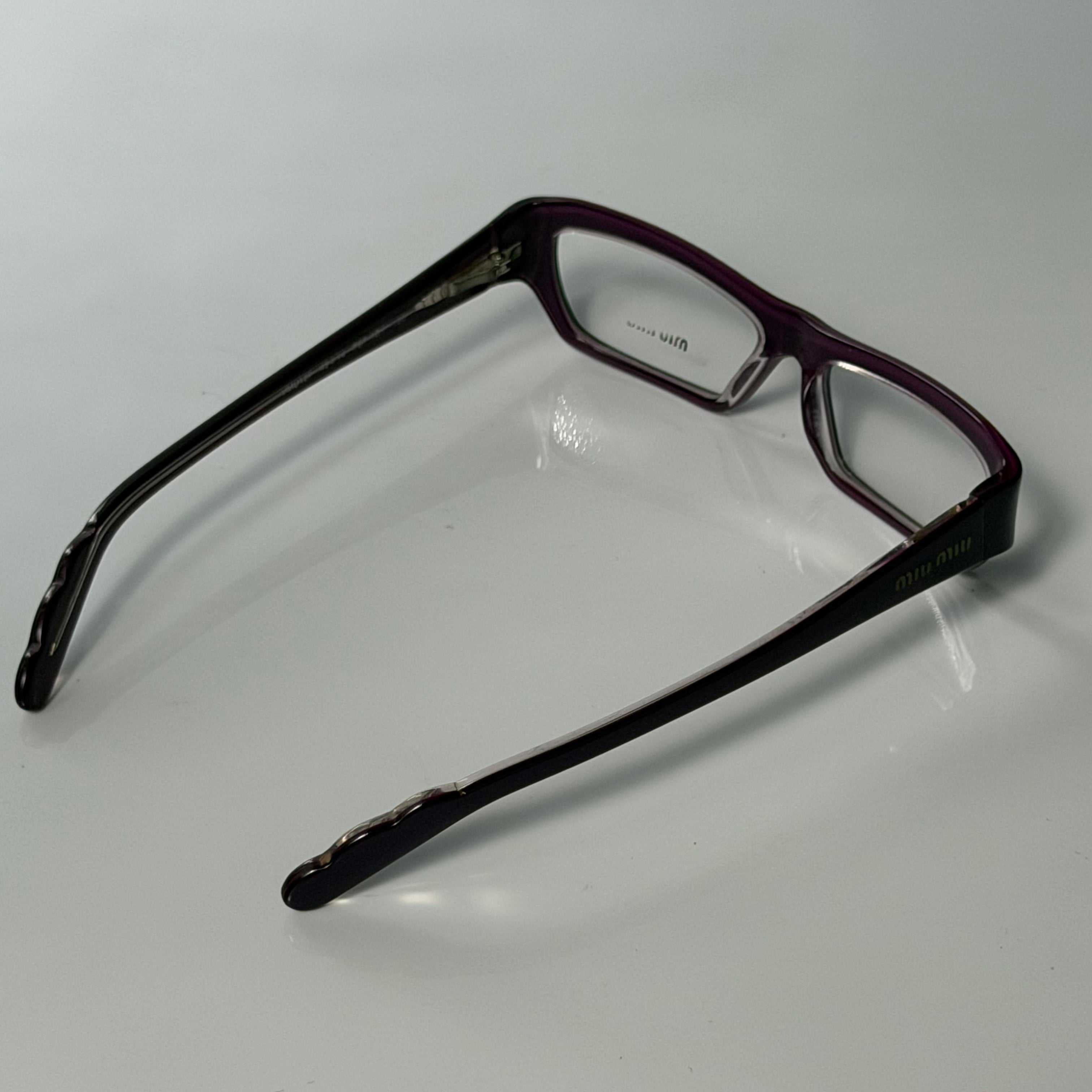 Miu Miu Purple Glasses