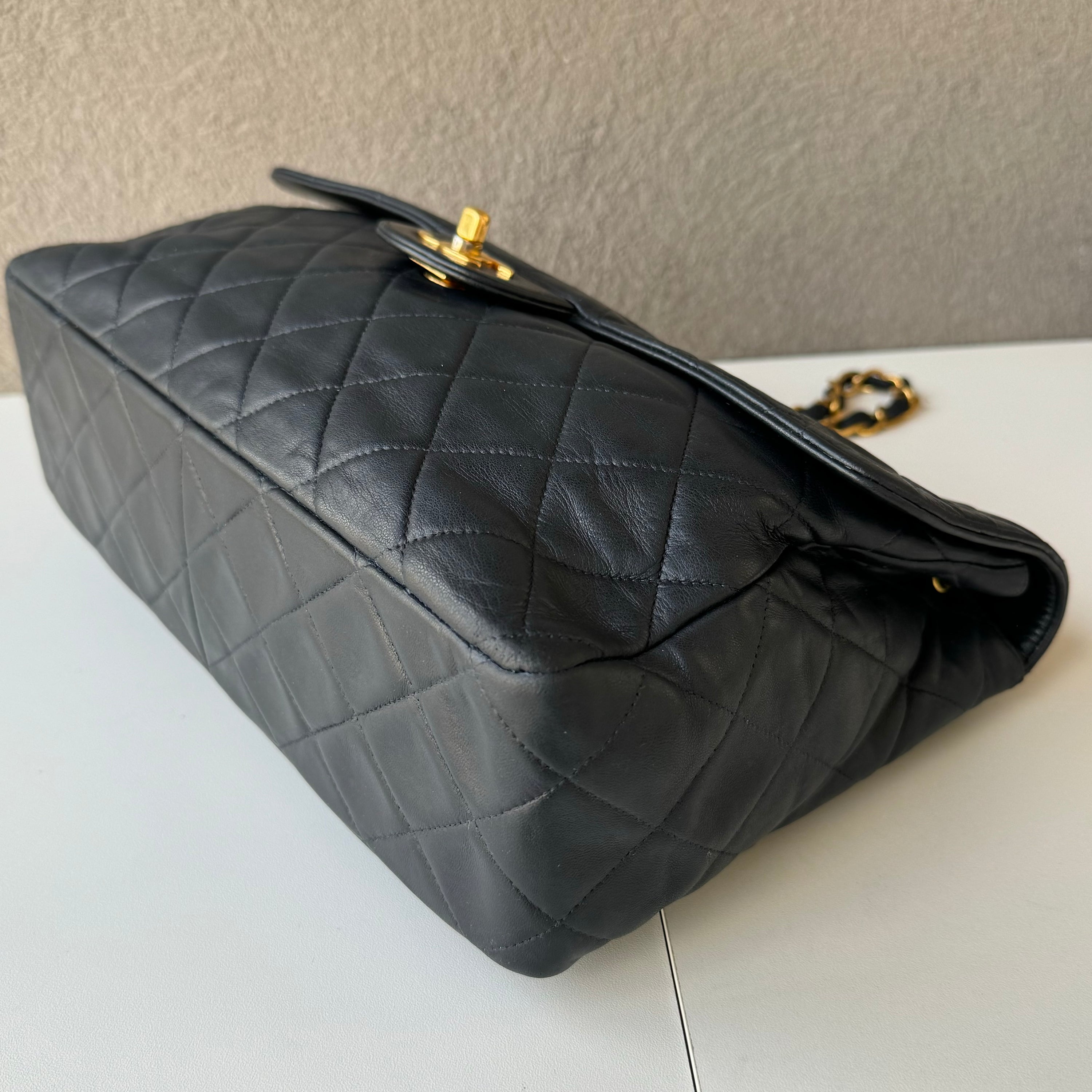 Chanel 90s Flap Navy Crossbody
