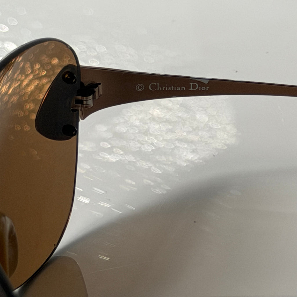 Christian Dior Pilot Brown Sunglasses