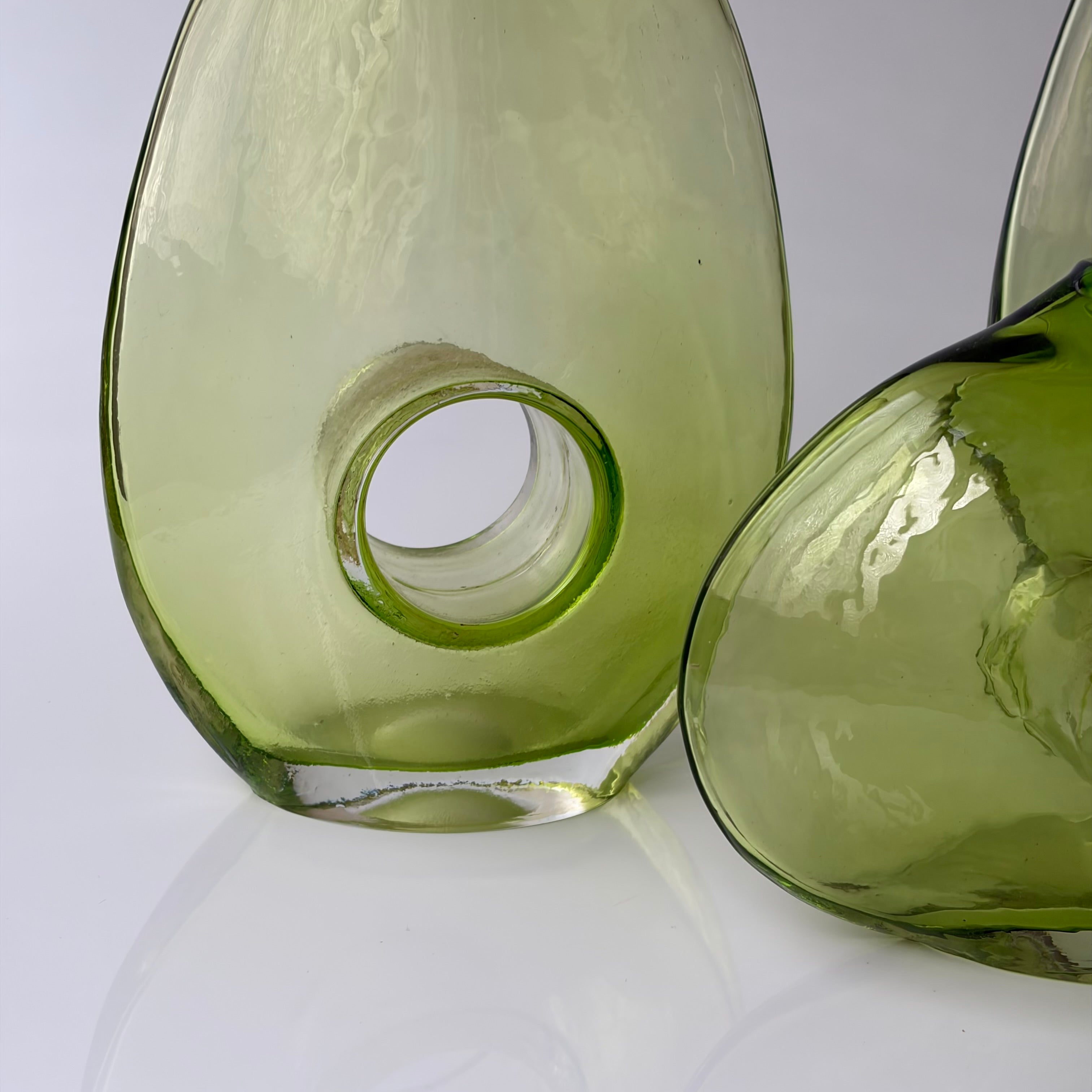 Trio “Hole” Vases