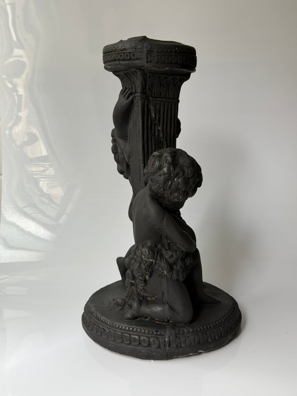Base para Luminária “Putti” em Gesso (ENVIO APENAS SP CAPITAL)