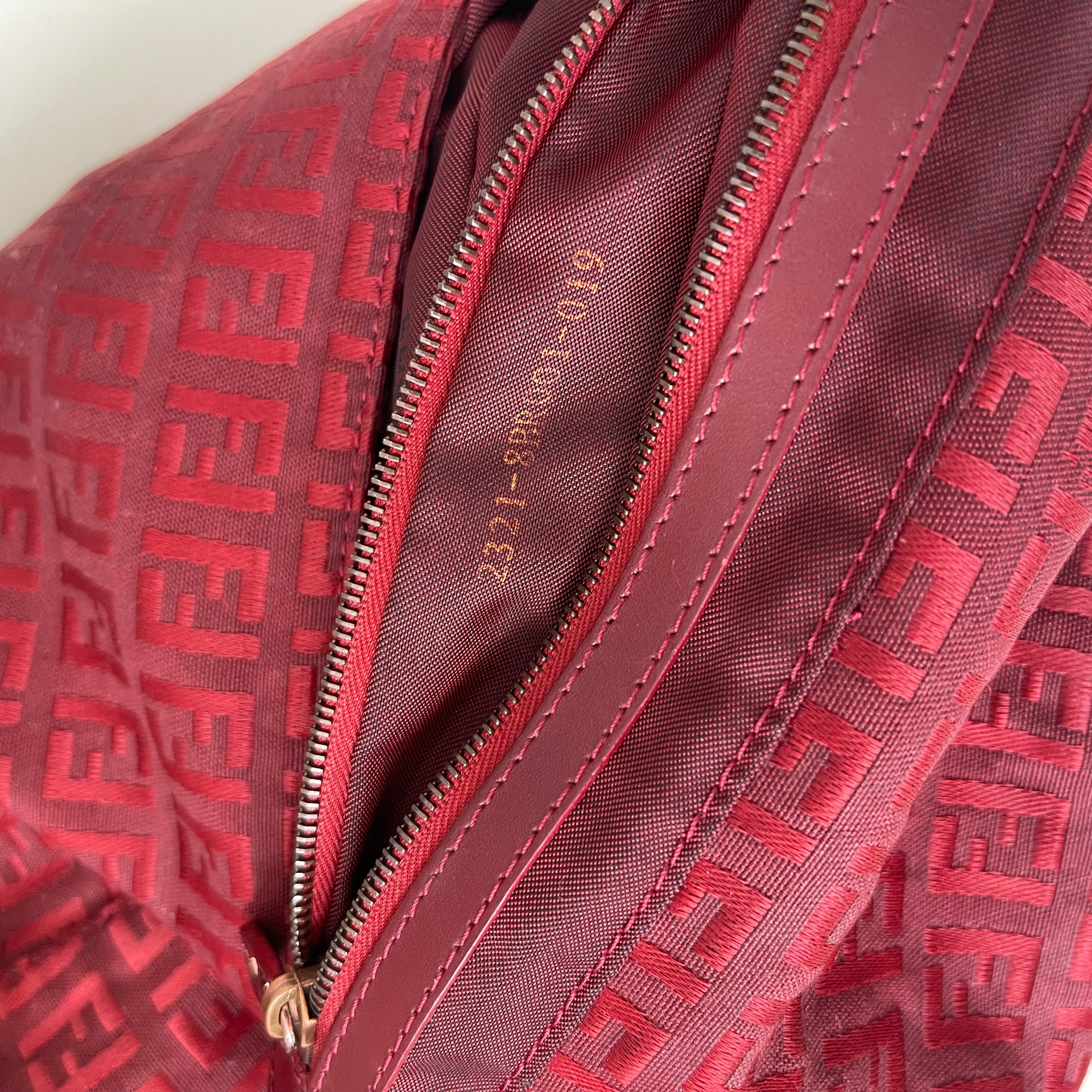 Fendi Mama Red Baguette