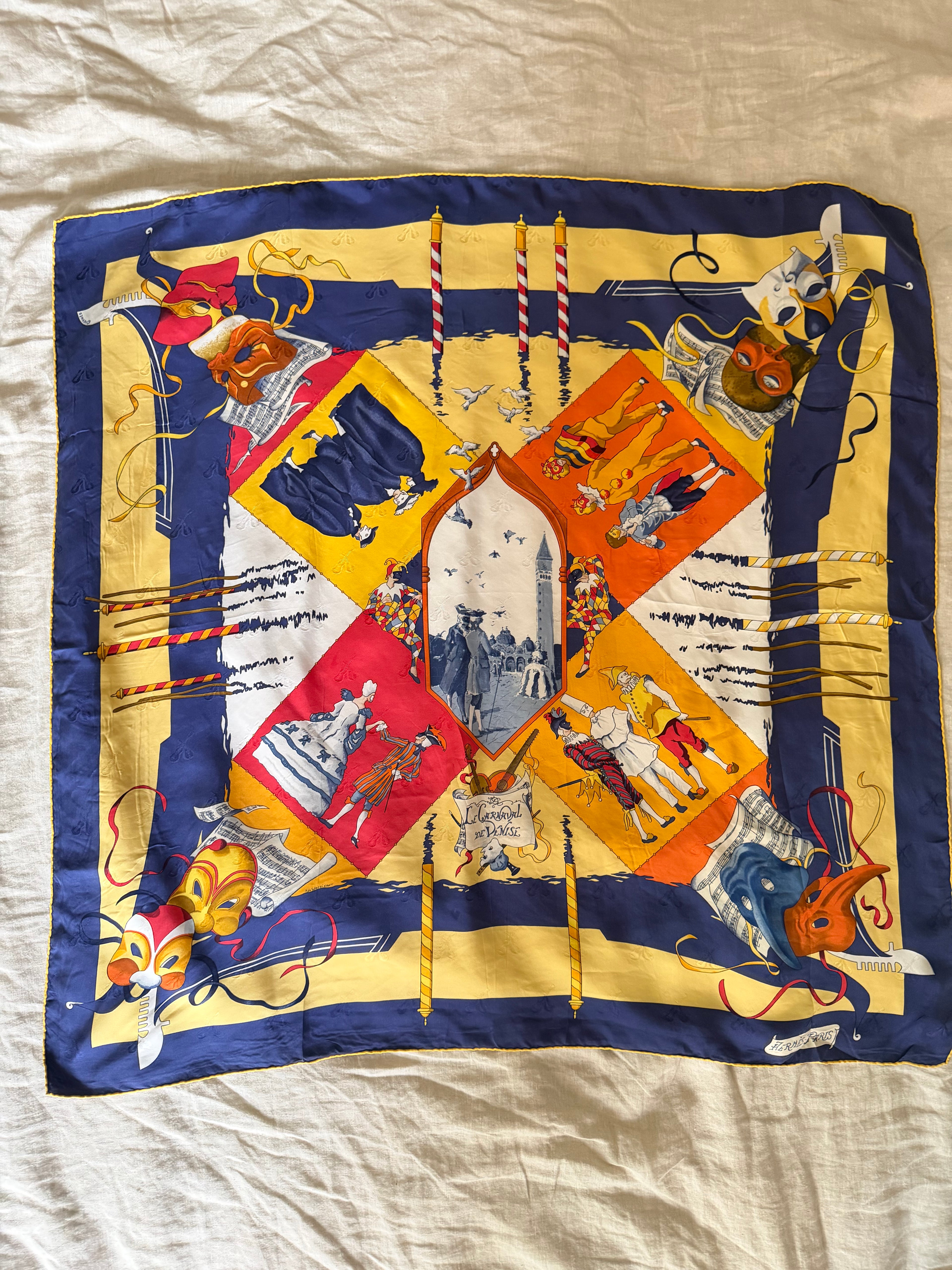 Hermès “Le Carnaval de Venise” Scarf