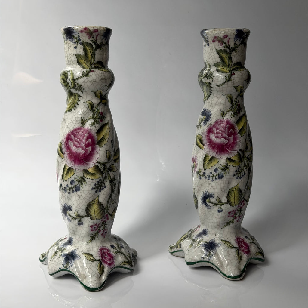 Floral Candle Sticks