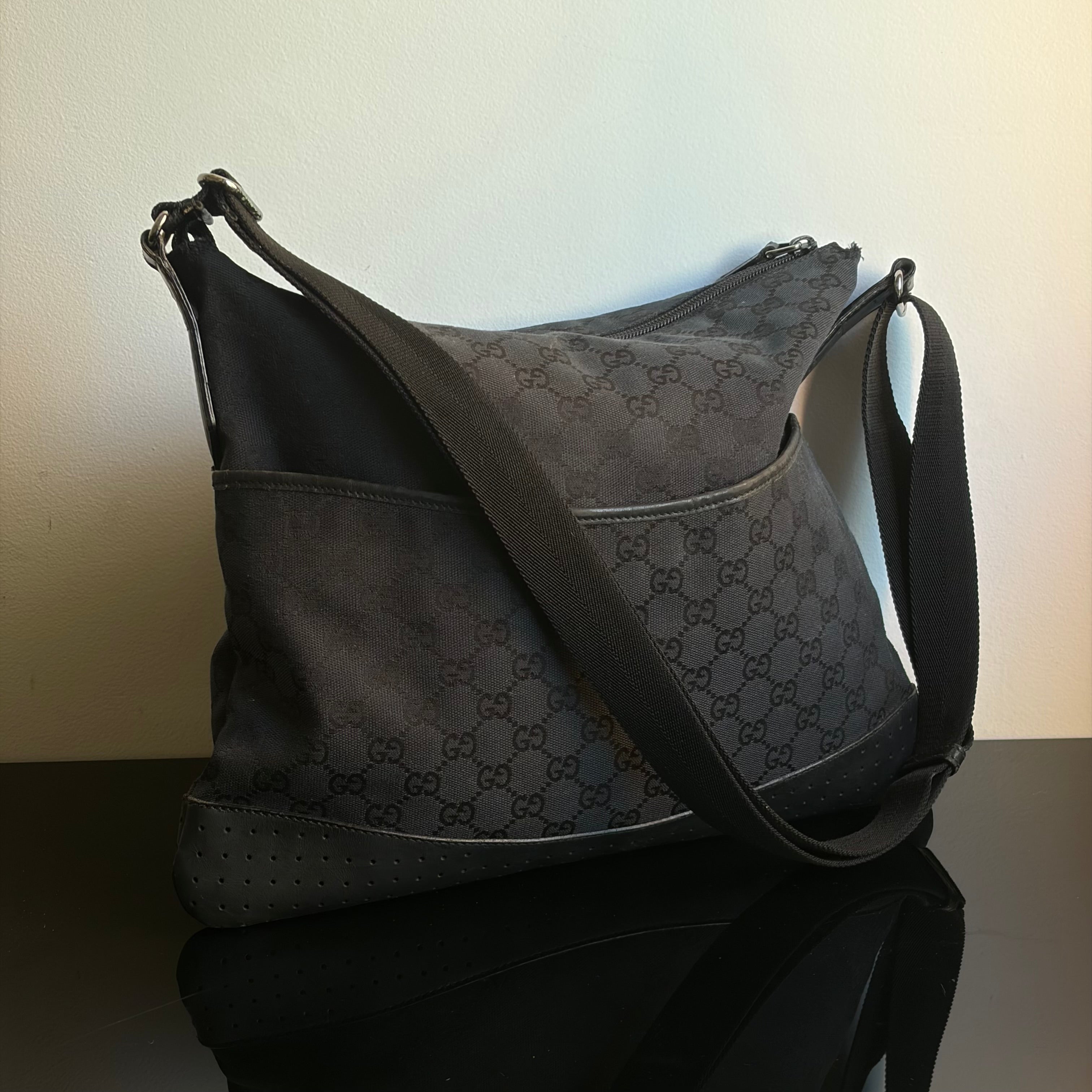Gucci Monogram Messenger Bag