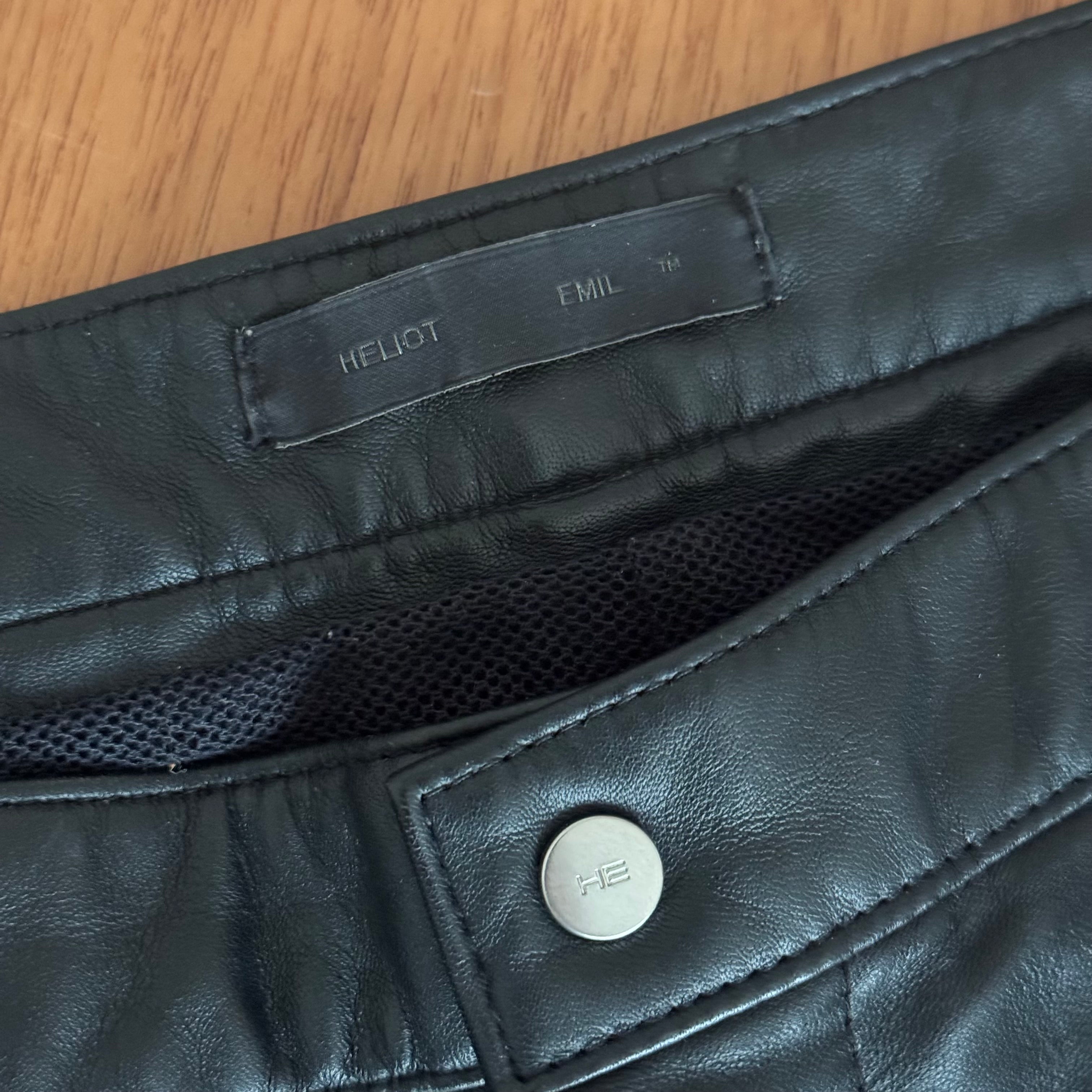 Heliot Emil Leather Pants