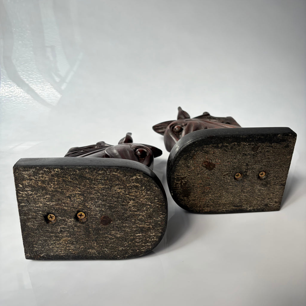Wood Horses Serre Livres