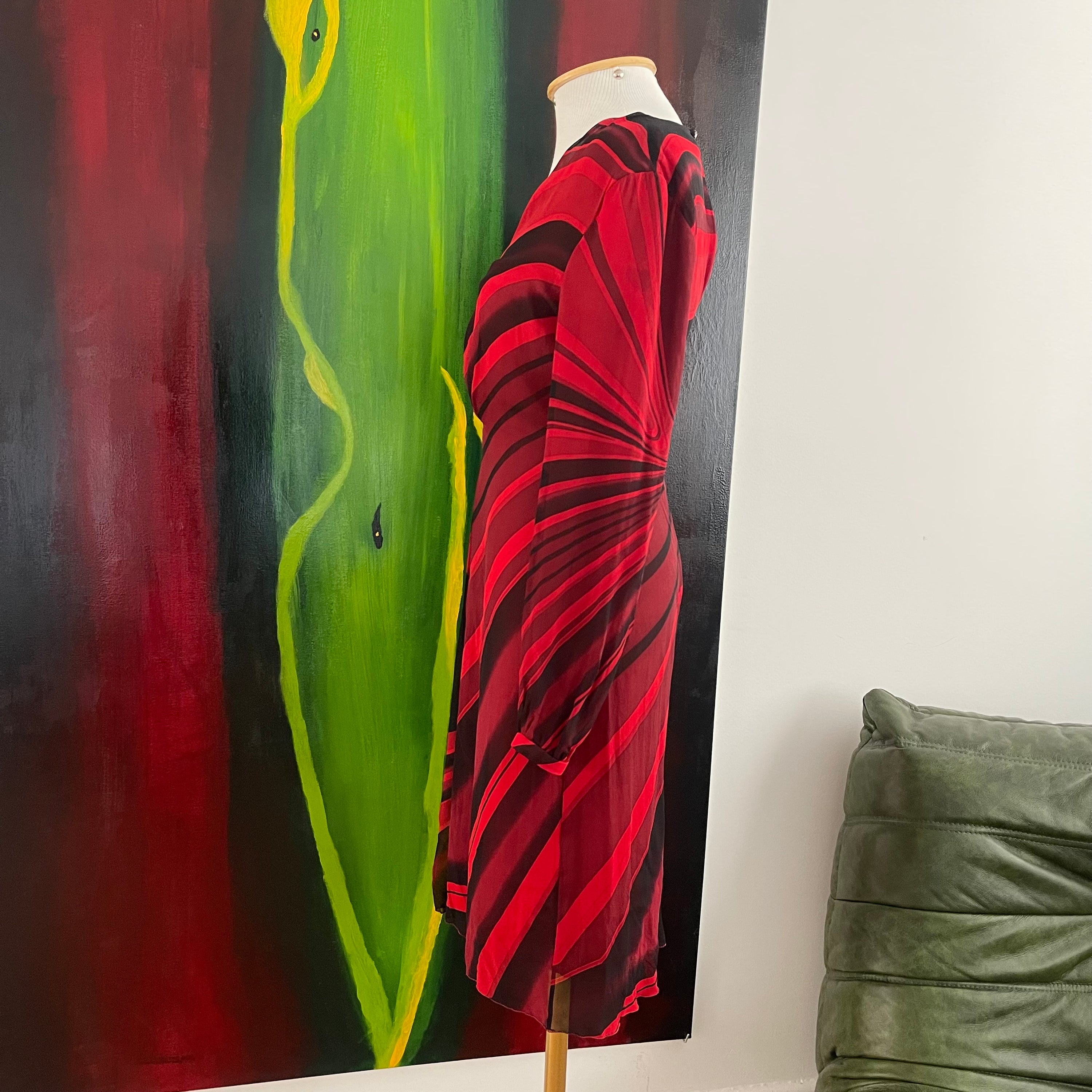 Gianni Versace Couture 2000 F/W Silk Dress