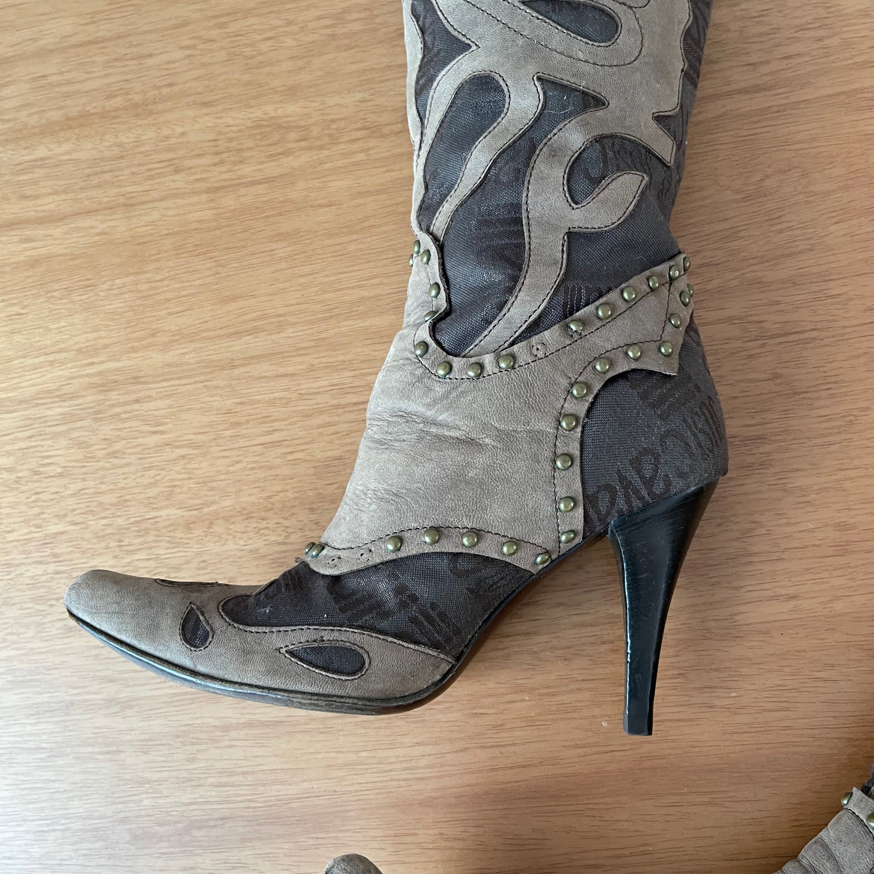 Cavalli Cowboy Butterfly Boots