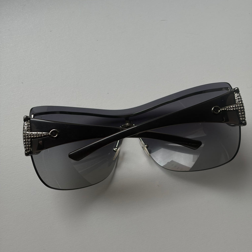 Gucci Horsebit Strass Sunglasses