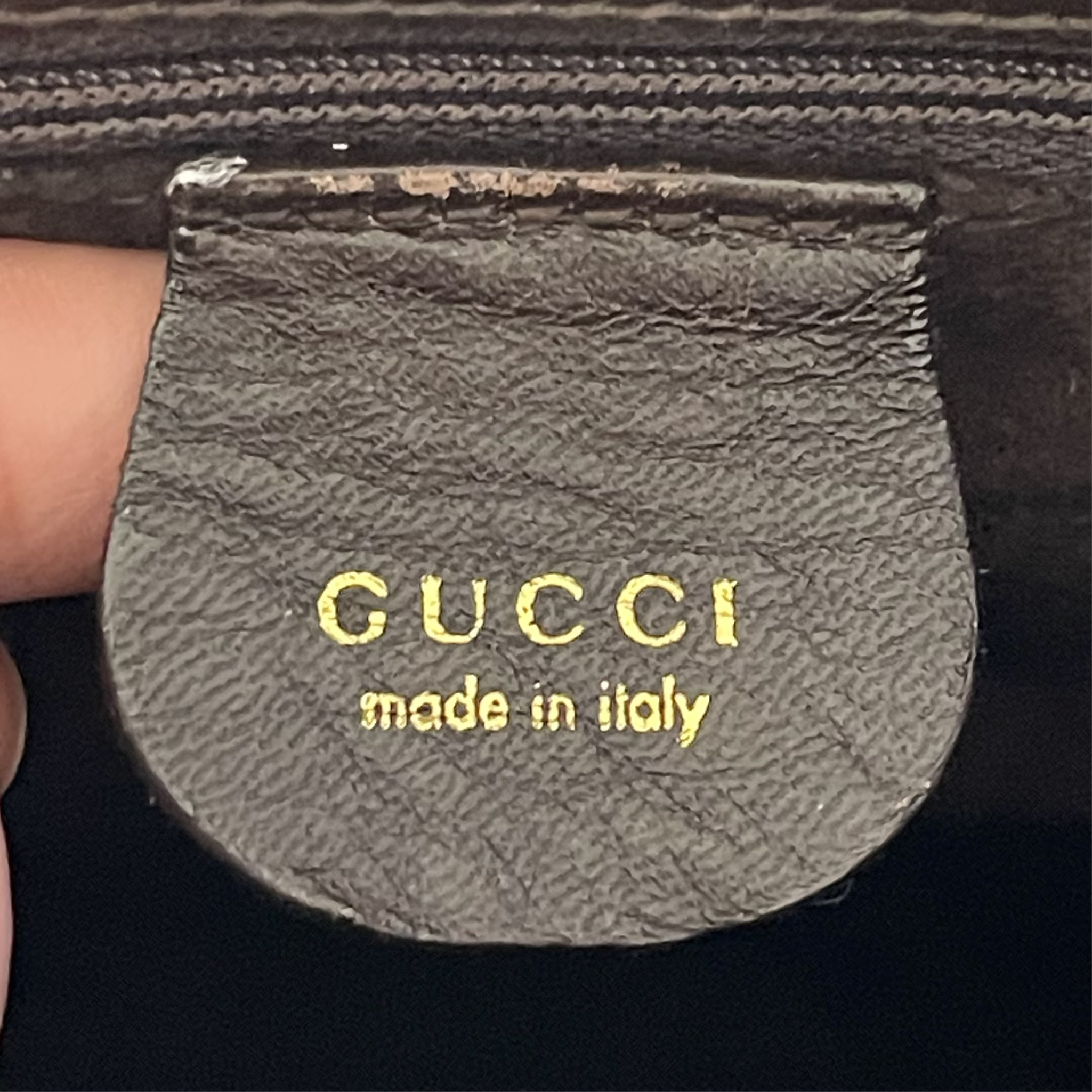 Gucci By Tom Ford Leather Shoulder Bag