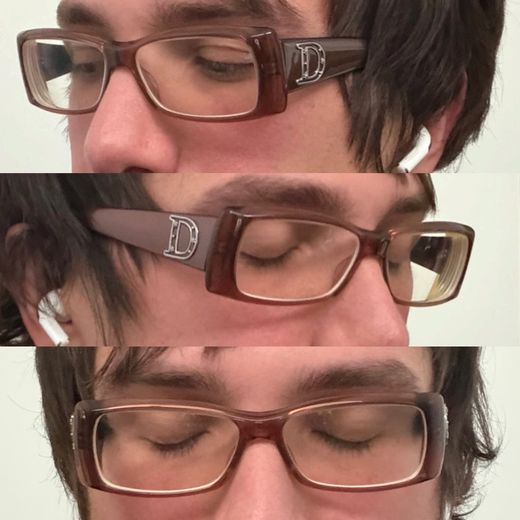 Christian Dior D Flowers Frame Glasses