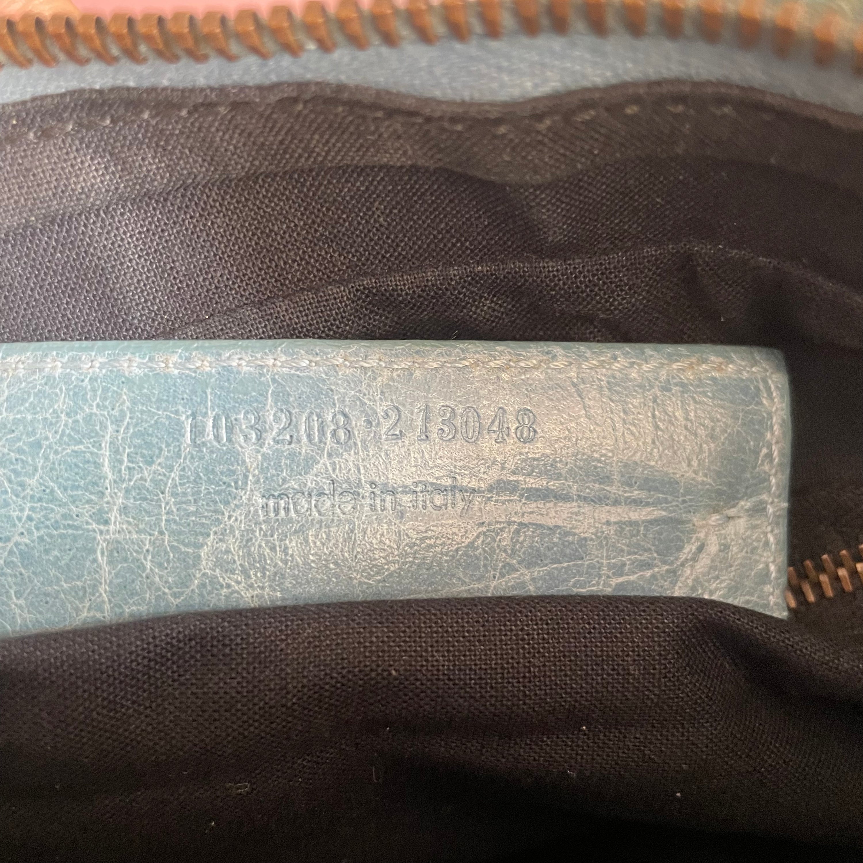 Balenciaga Aqua City Bag