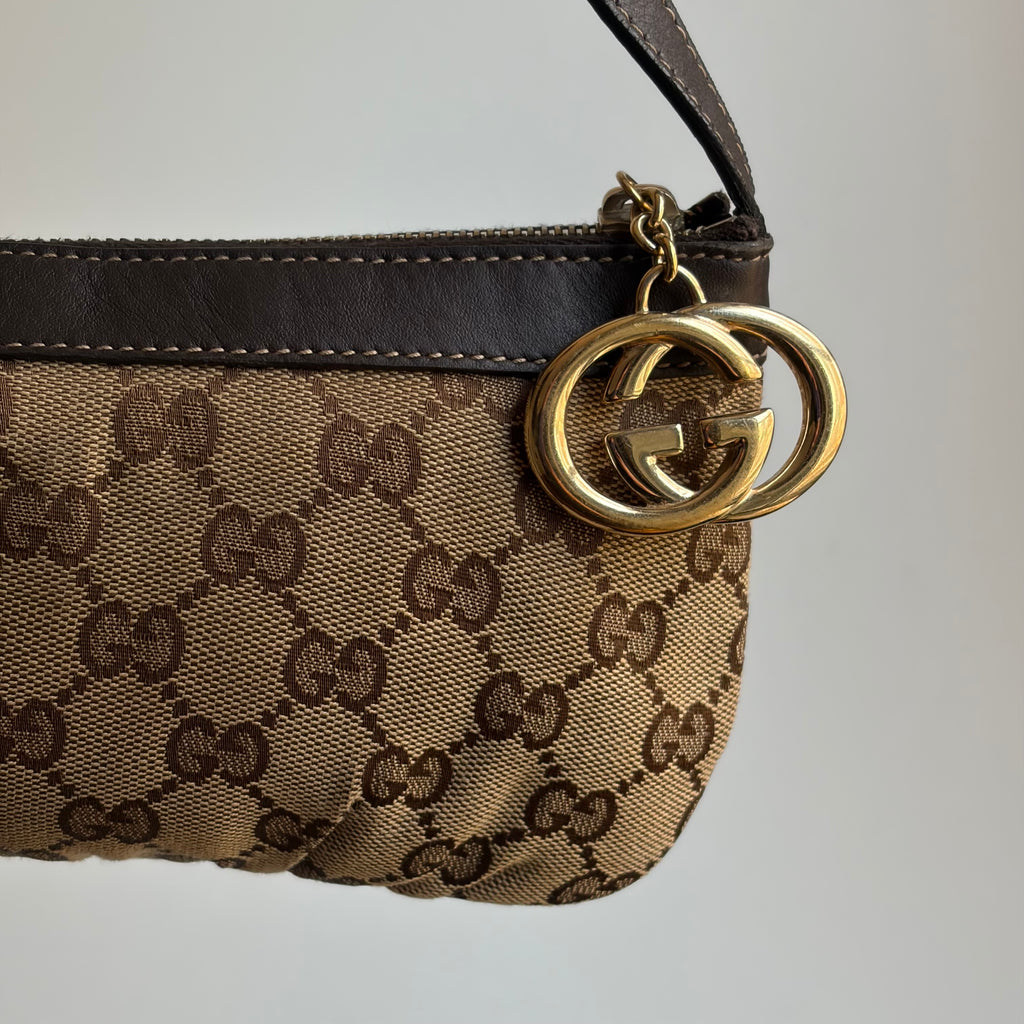 Gucci Monogram Pochette Bag