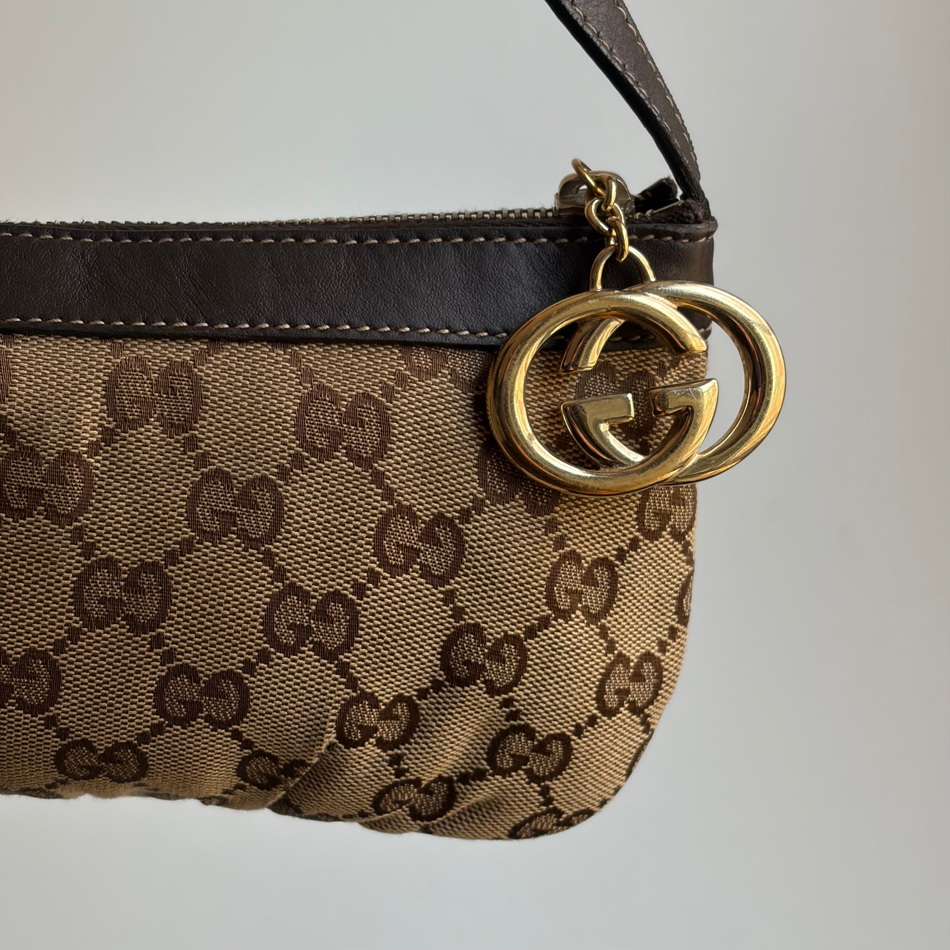 Gucci Monogram Pochette Bag