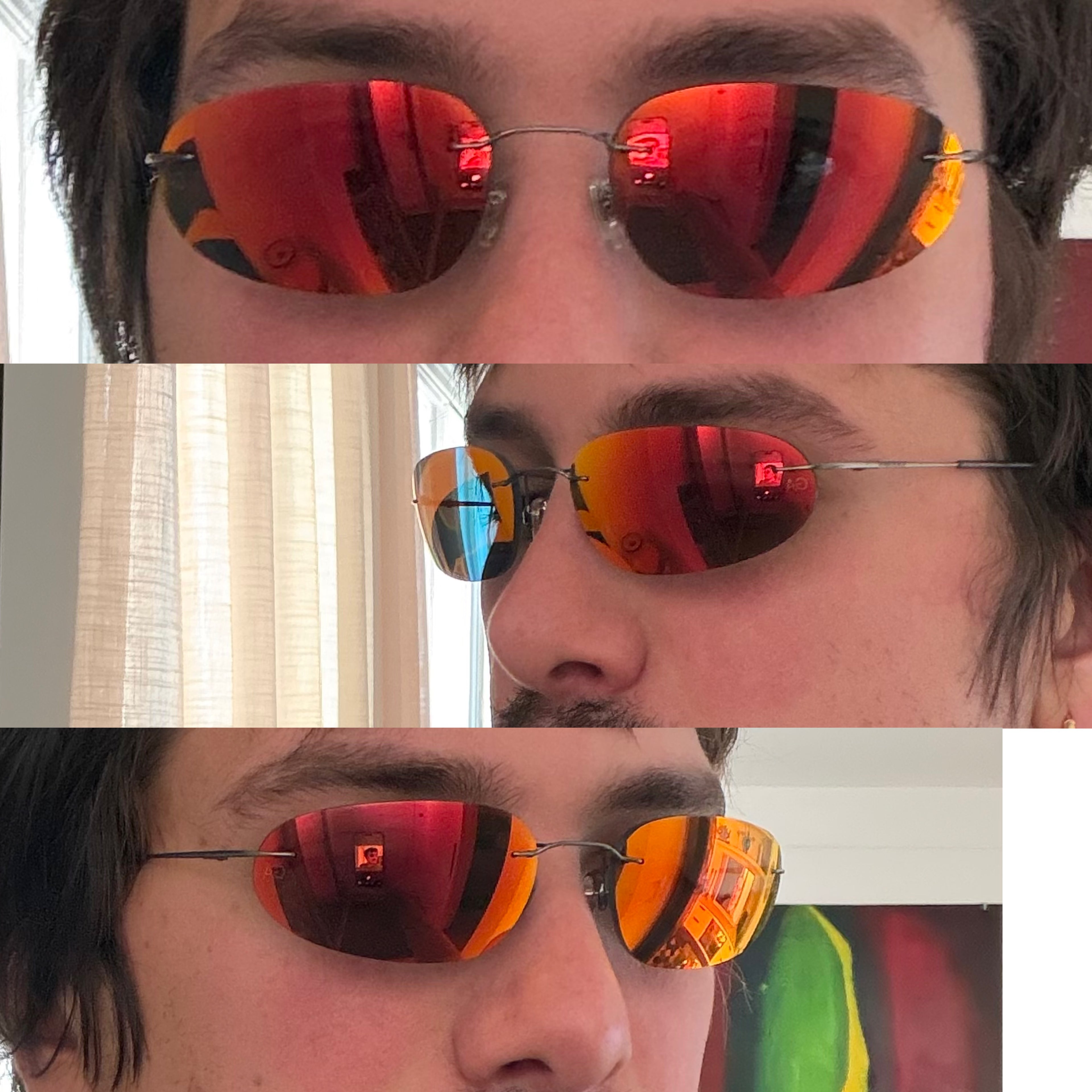 Giorgio Armani Red Sunglasses