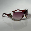 Gucci 2000s Purple Mask Sunglasses
