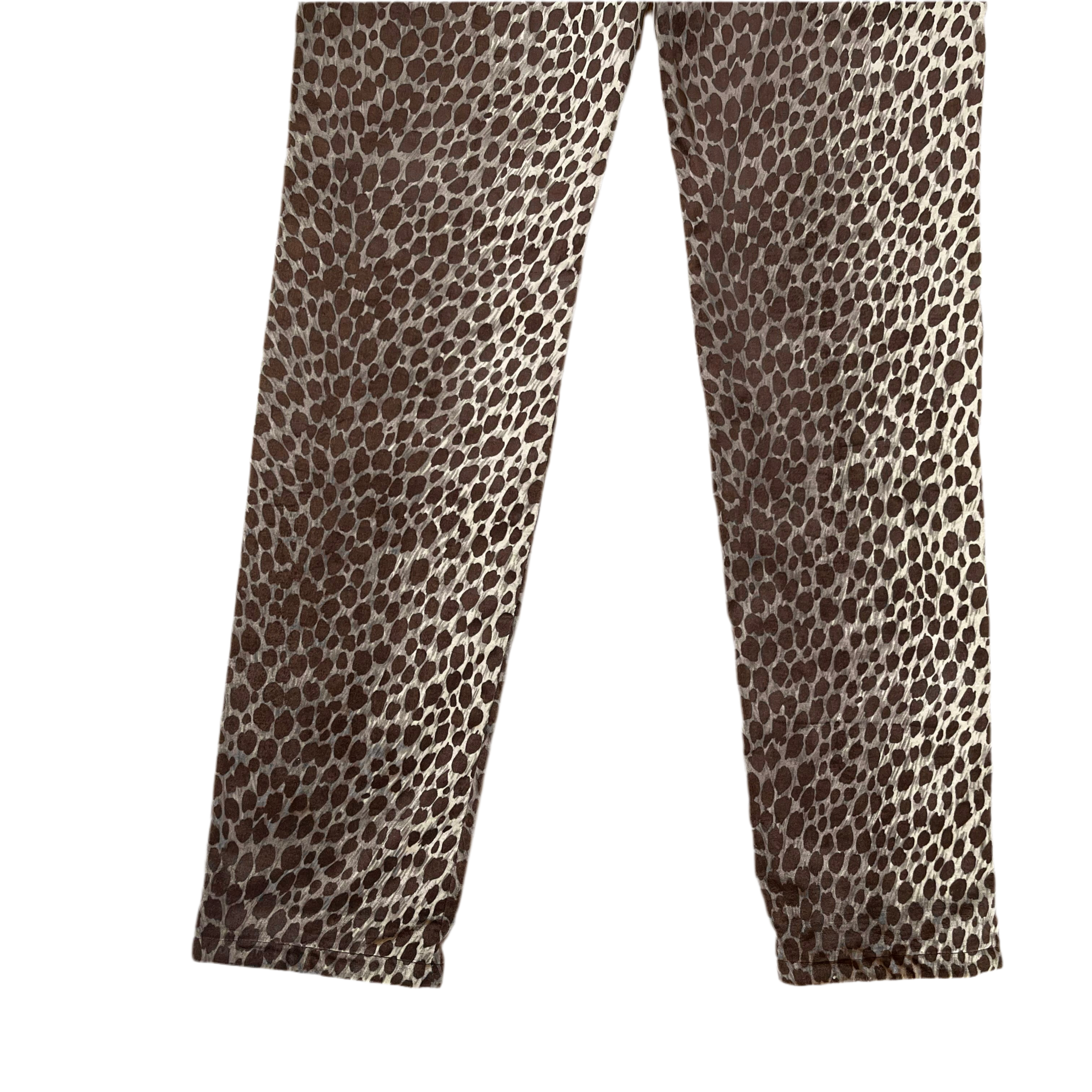 Dolce & Gabbana Animal Print Pants