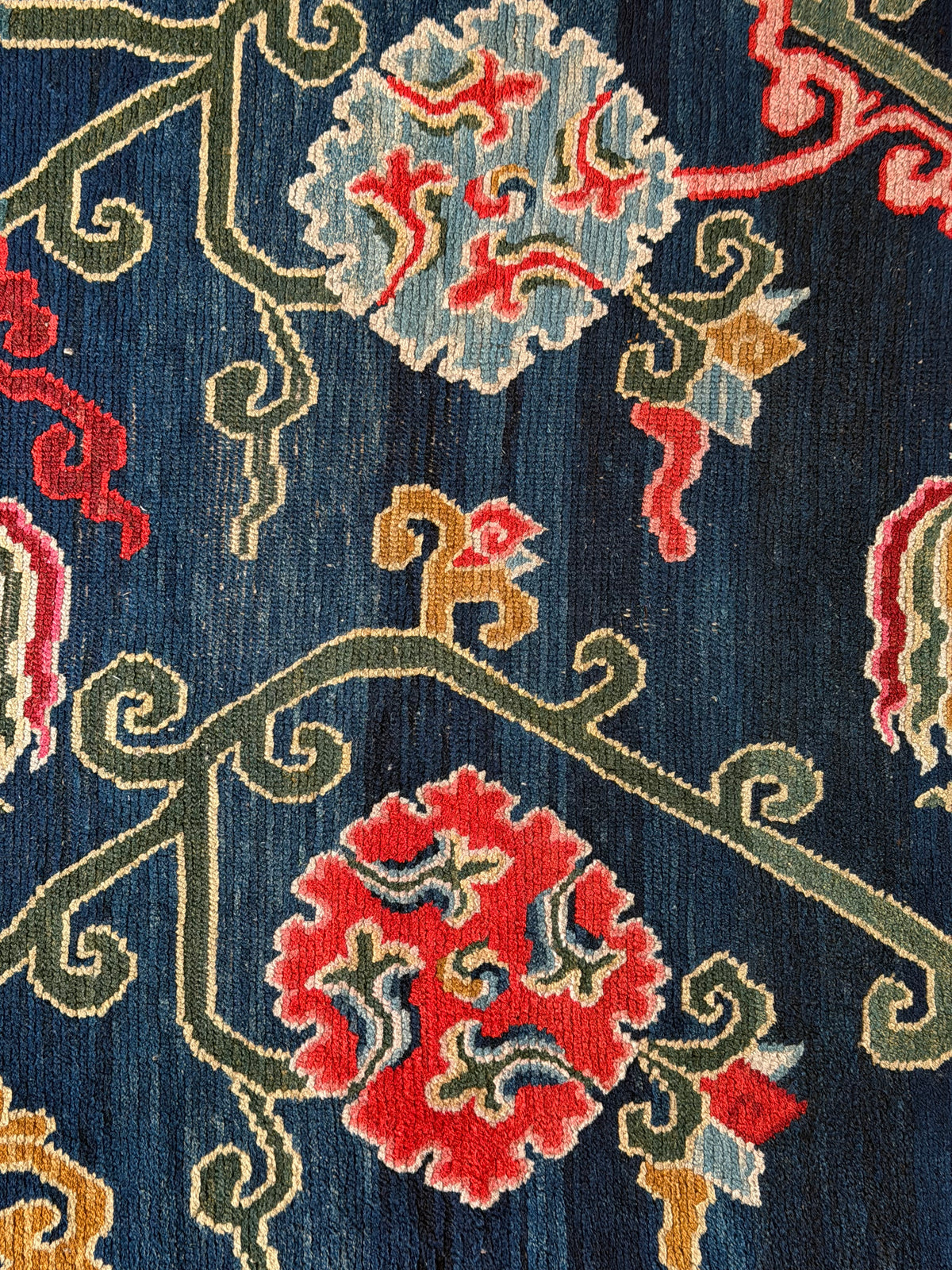 Tibetan Khaden Phoenix Rug, Século 20