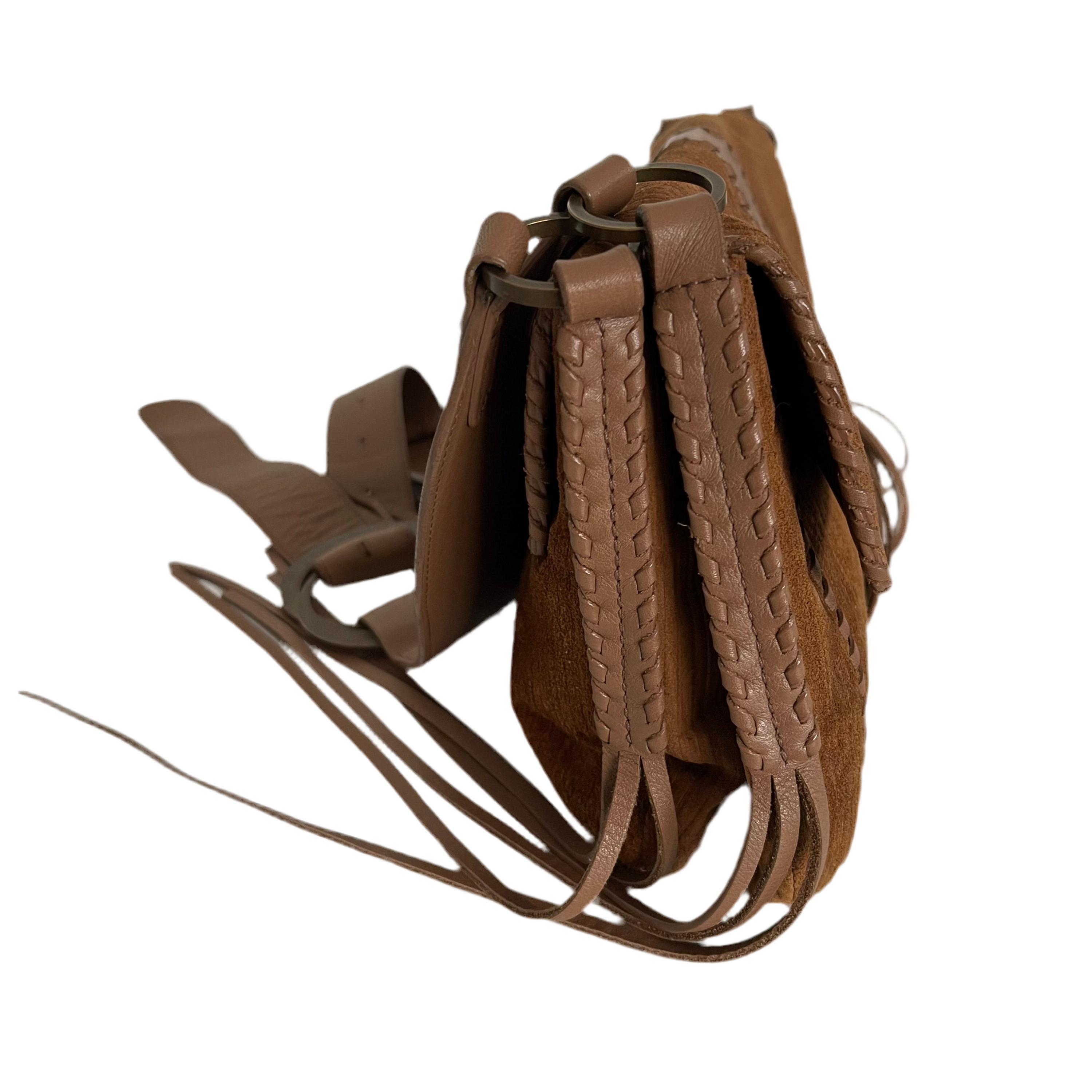 Givenchy Fringe Suede Crossbody Bag