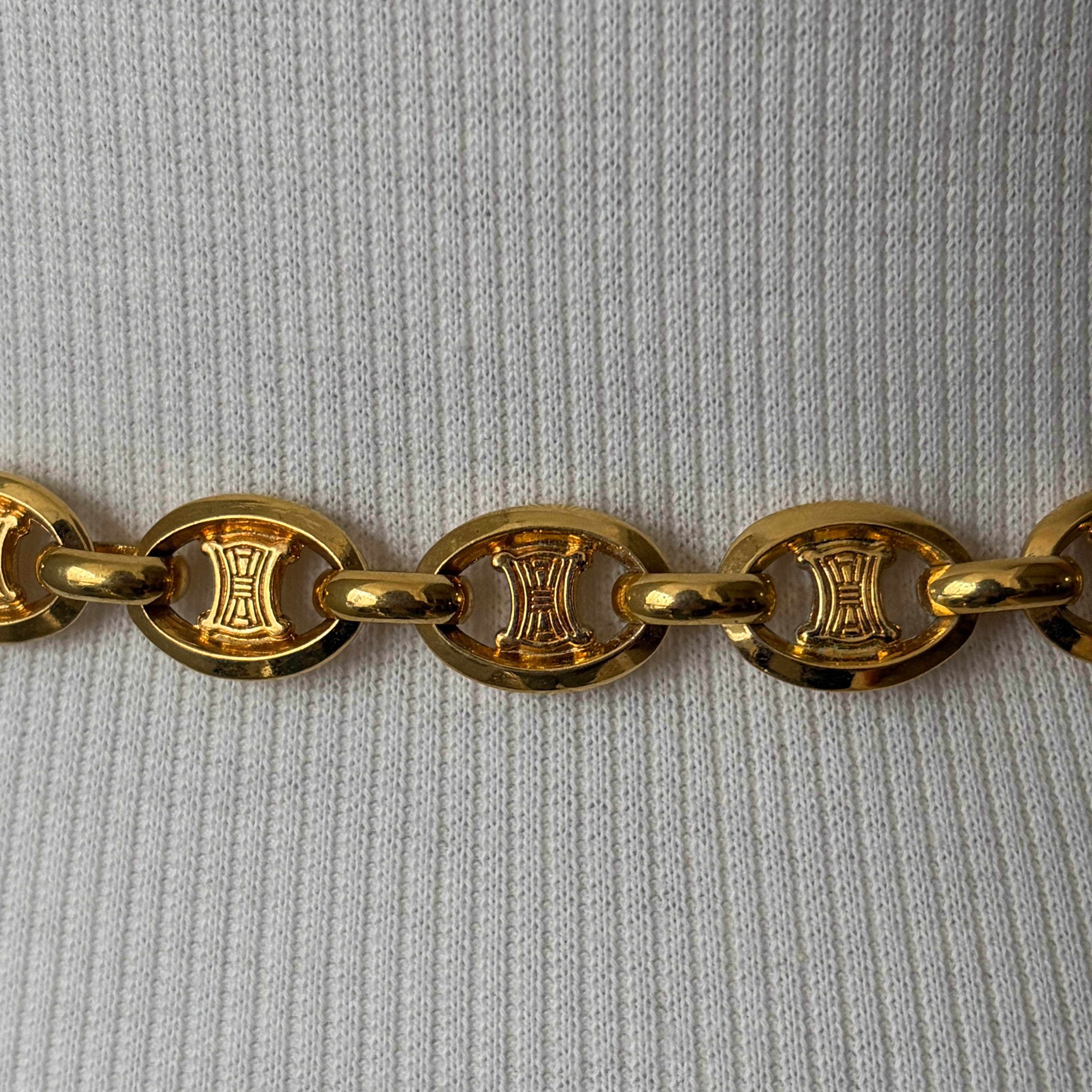 Celine 90s Chain Arch de Triomphe Belt