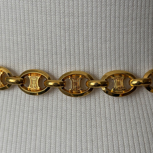 Celine 90s Chain Arch de Triomphe Belt