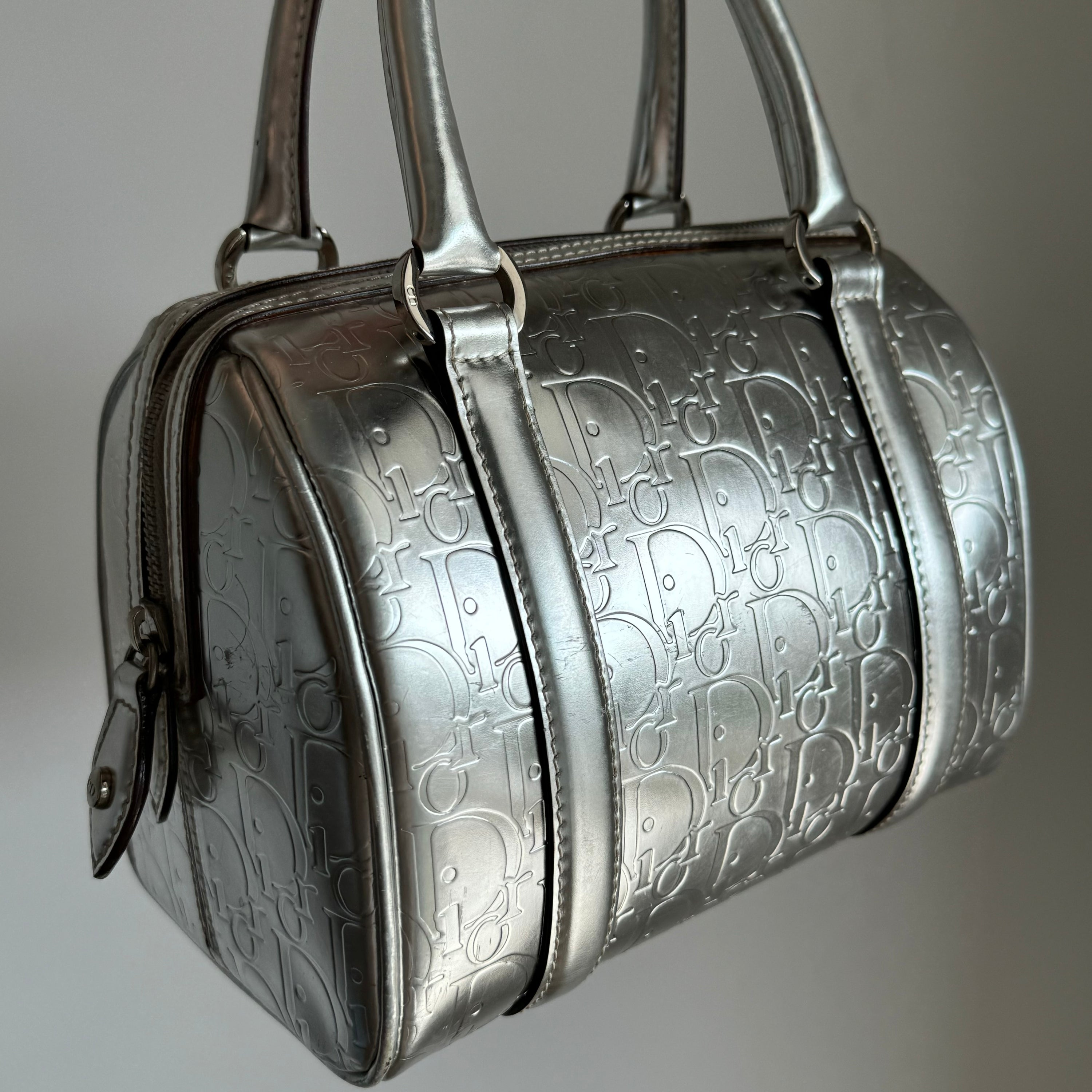 Dior 2008 Metallic Boston Bag