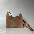 Fendi Brown Lizard Embossed Leather Shoulder Bag