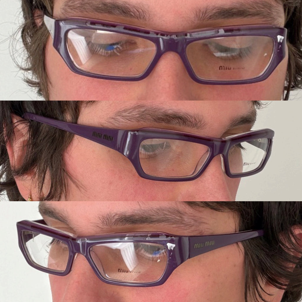 Miu Miu Purple Glasses