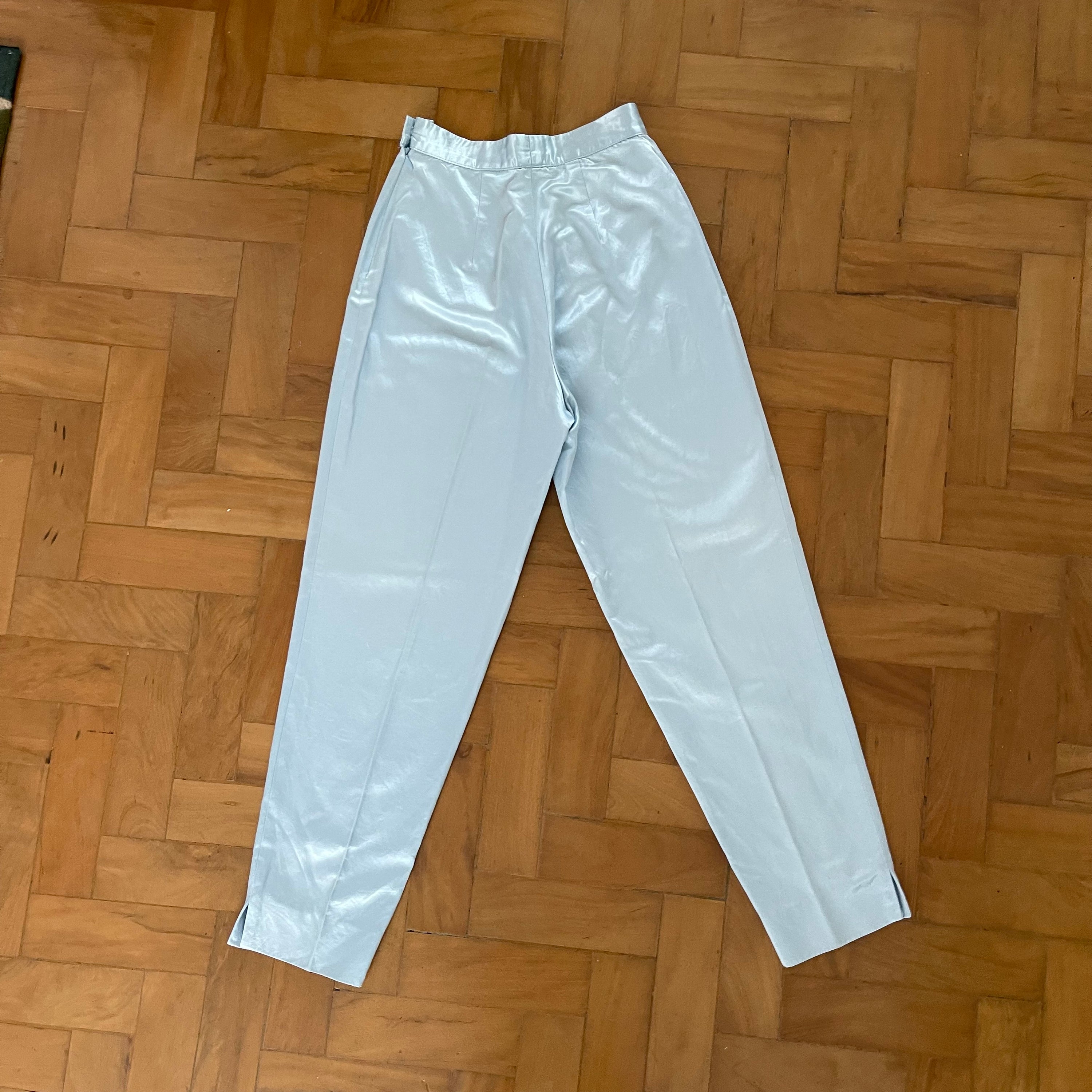 Versus by Gianni Versace Satin Blazer + Pants