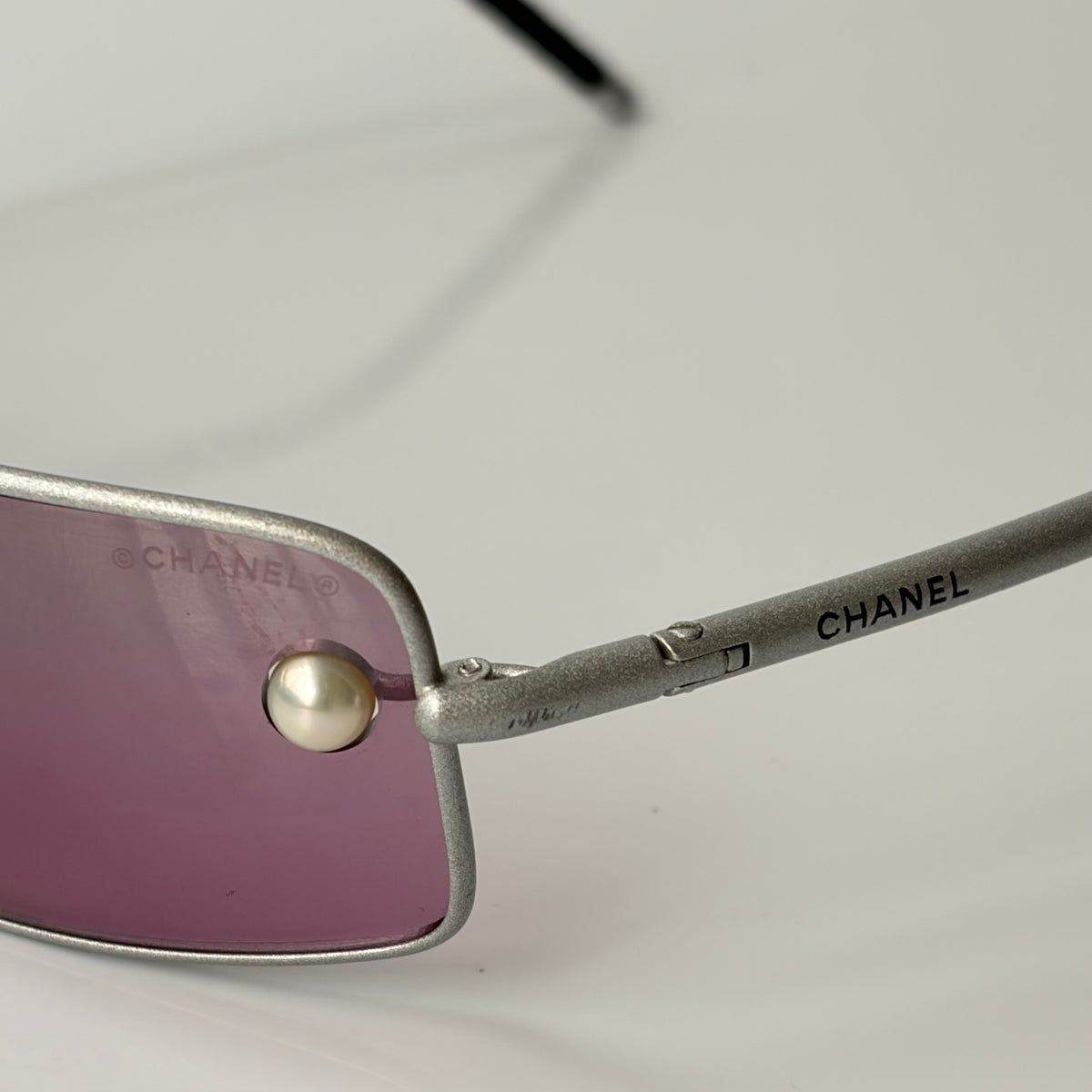 Chanel Pink Transparent Pearl 4075 Sunglasses