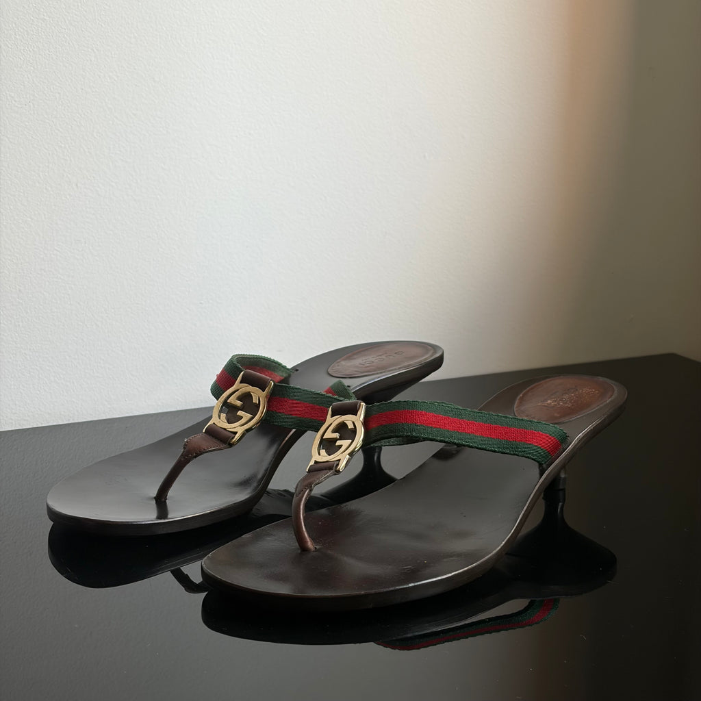 Gucci Logo Sandals