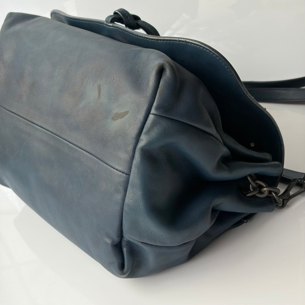Bottega Veneta Intrecciato Flap Bag