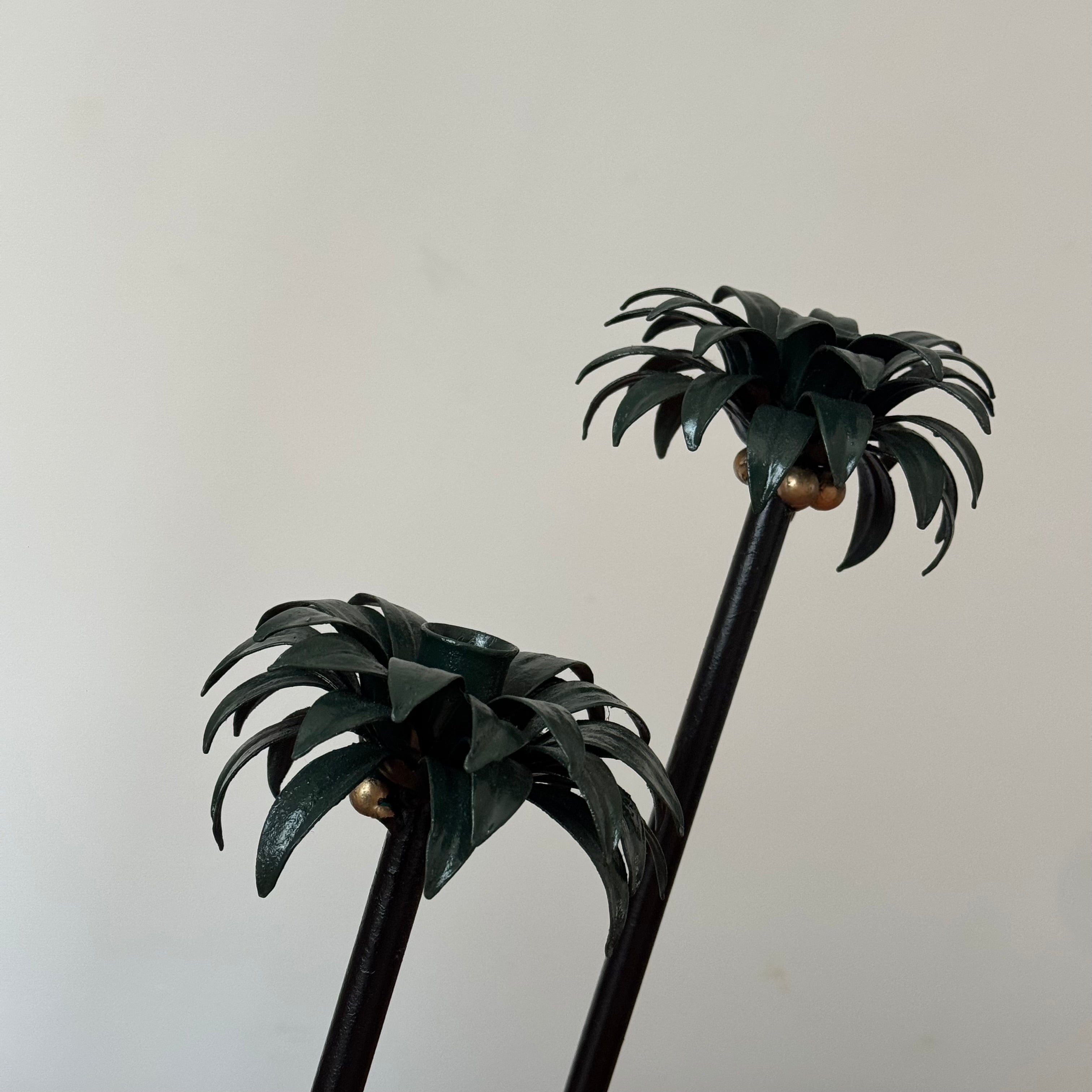 Par de castiçais “Palm Tree”