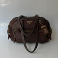 Prada Washed Bauletto Bag